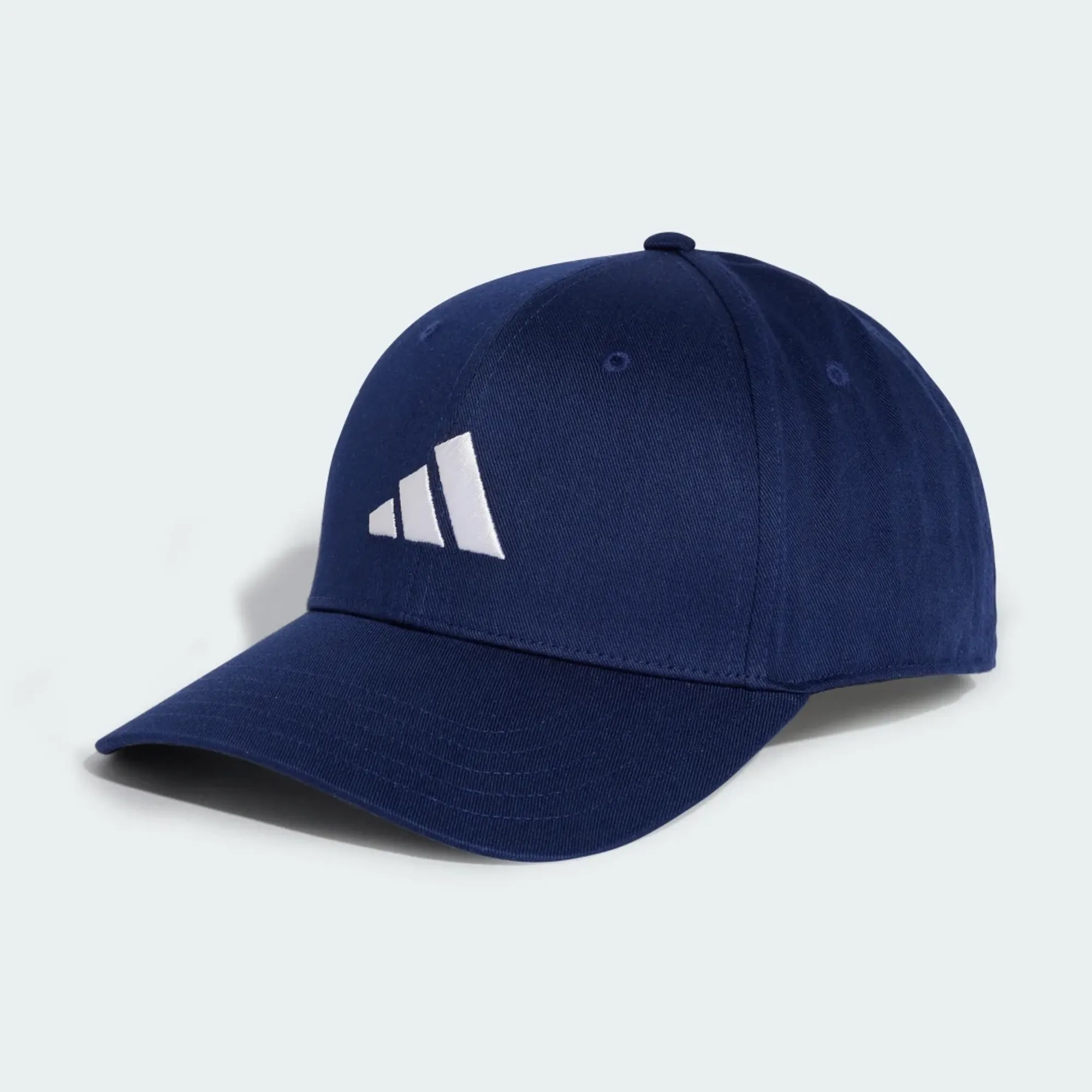 Adidas Performance New Logo Baseball Cap In Dark Blue / White
