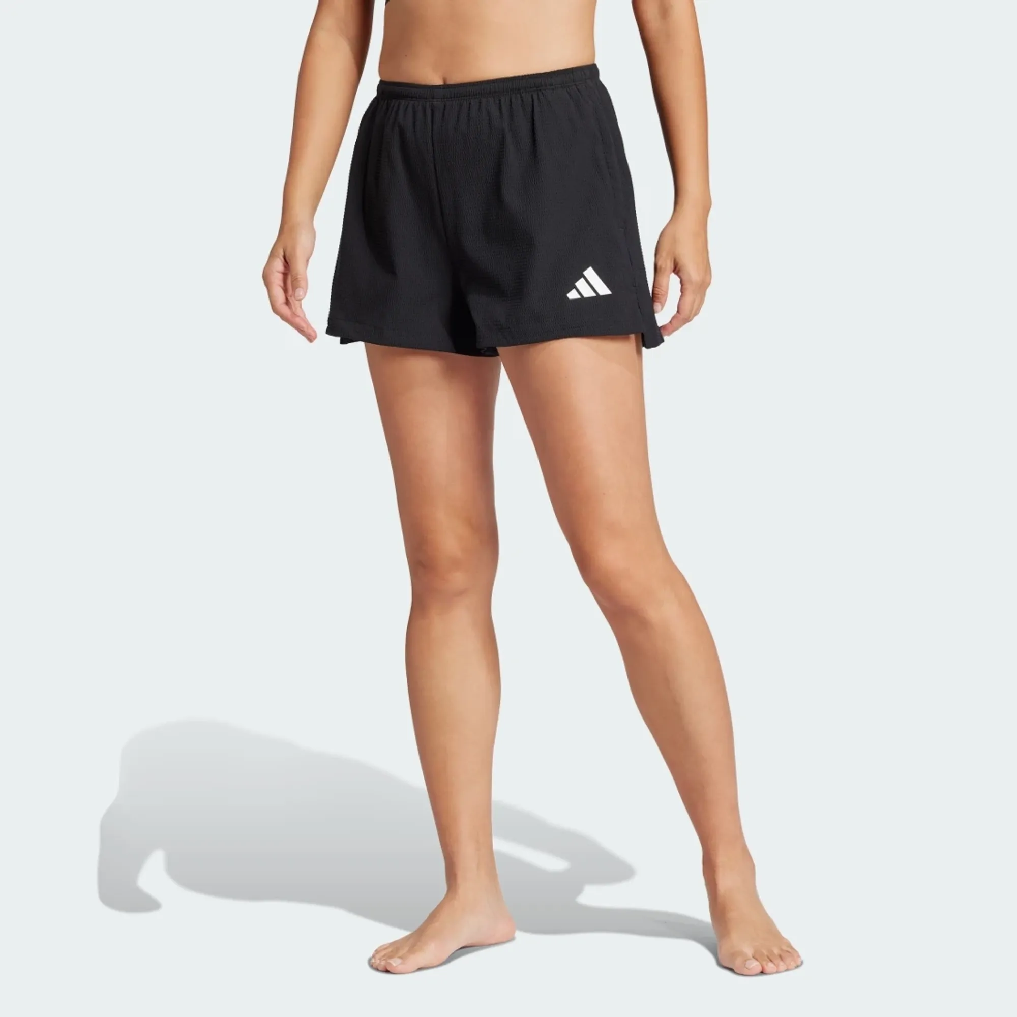 Adidas Performance Swim Shorts 2-Inch In Black / White