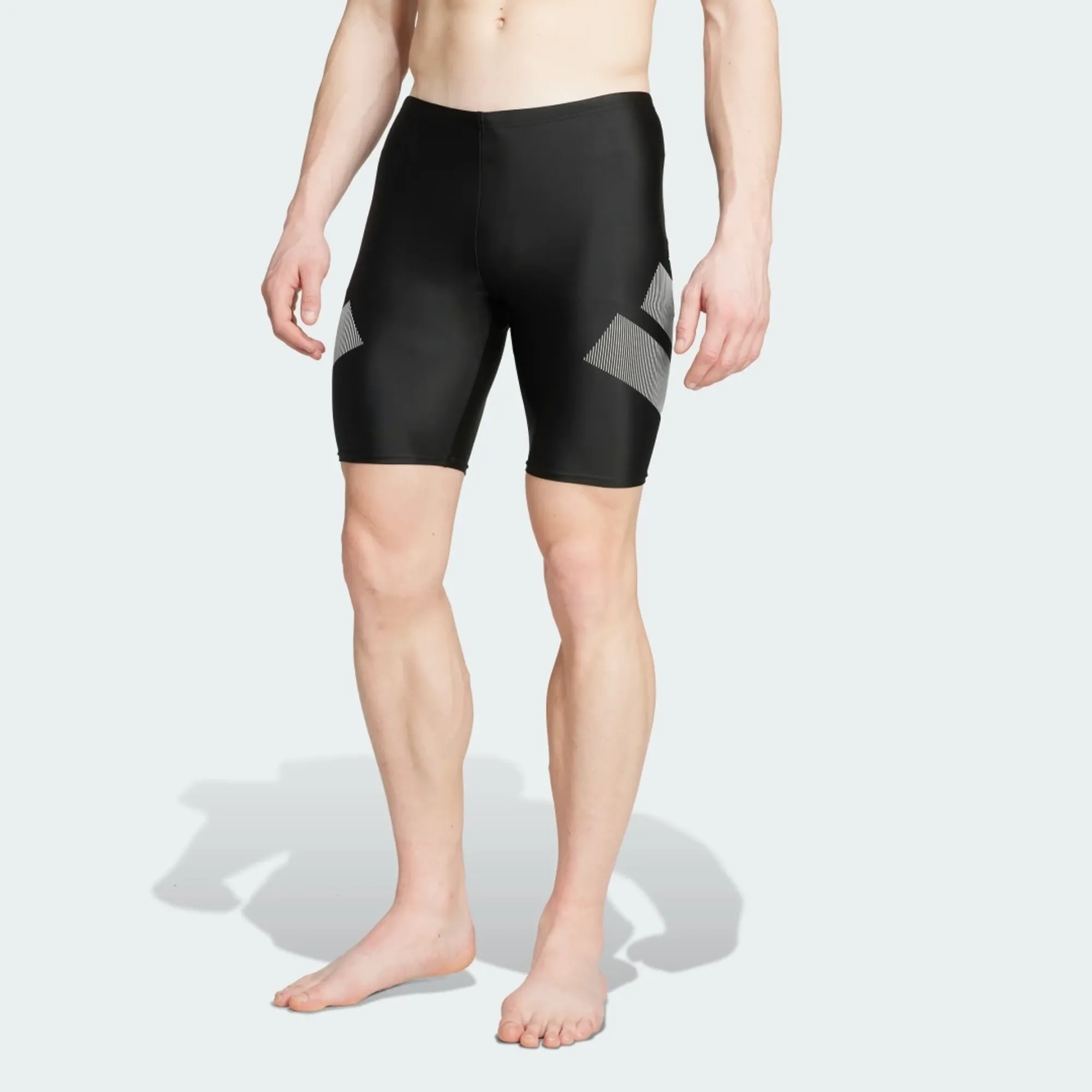 Adidas Performance Big Bars Swim Jammers In Black
