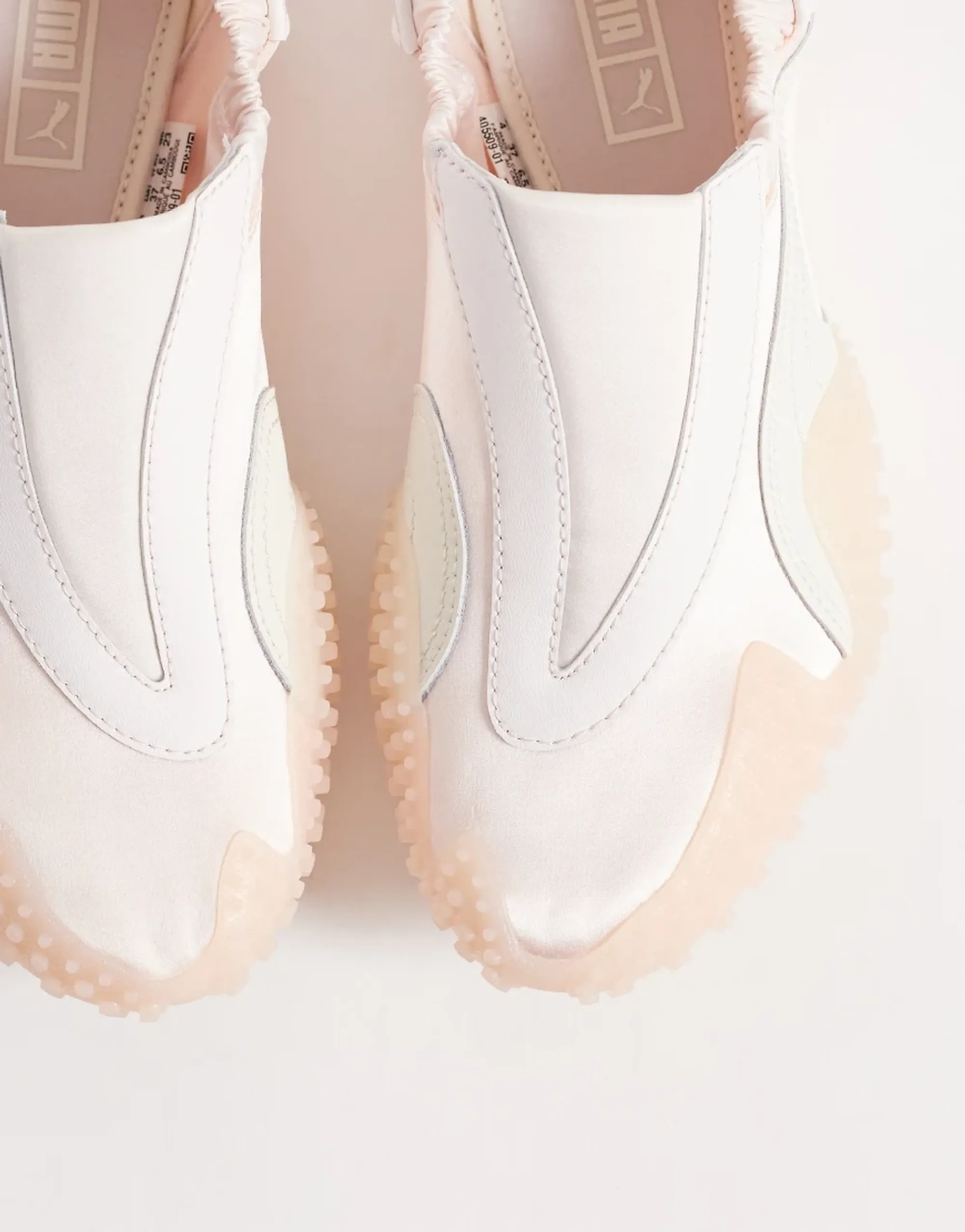 Puma Mostro Move Satin Trainers In Pink