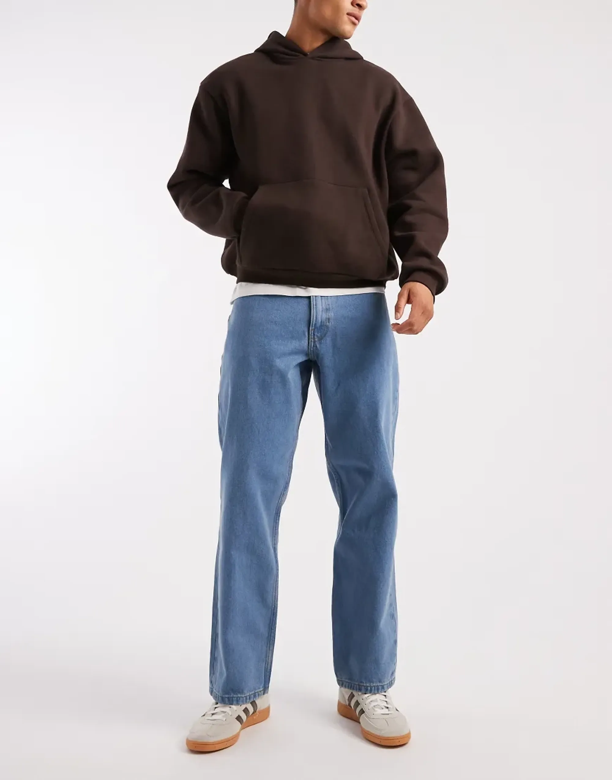 Vans Check-5 Loose Denim Pant In Stonewash/Blue