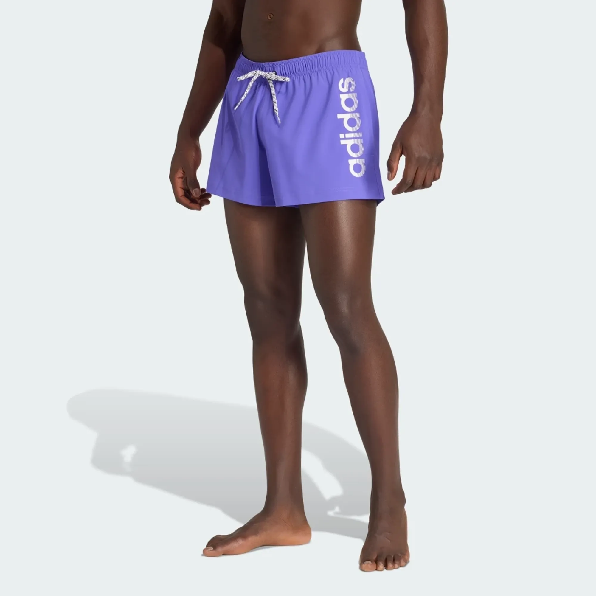 Adidas Training 3In Swimshorts With Logo In Green