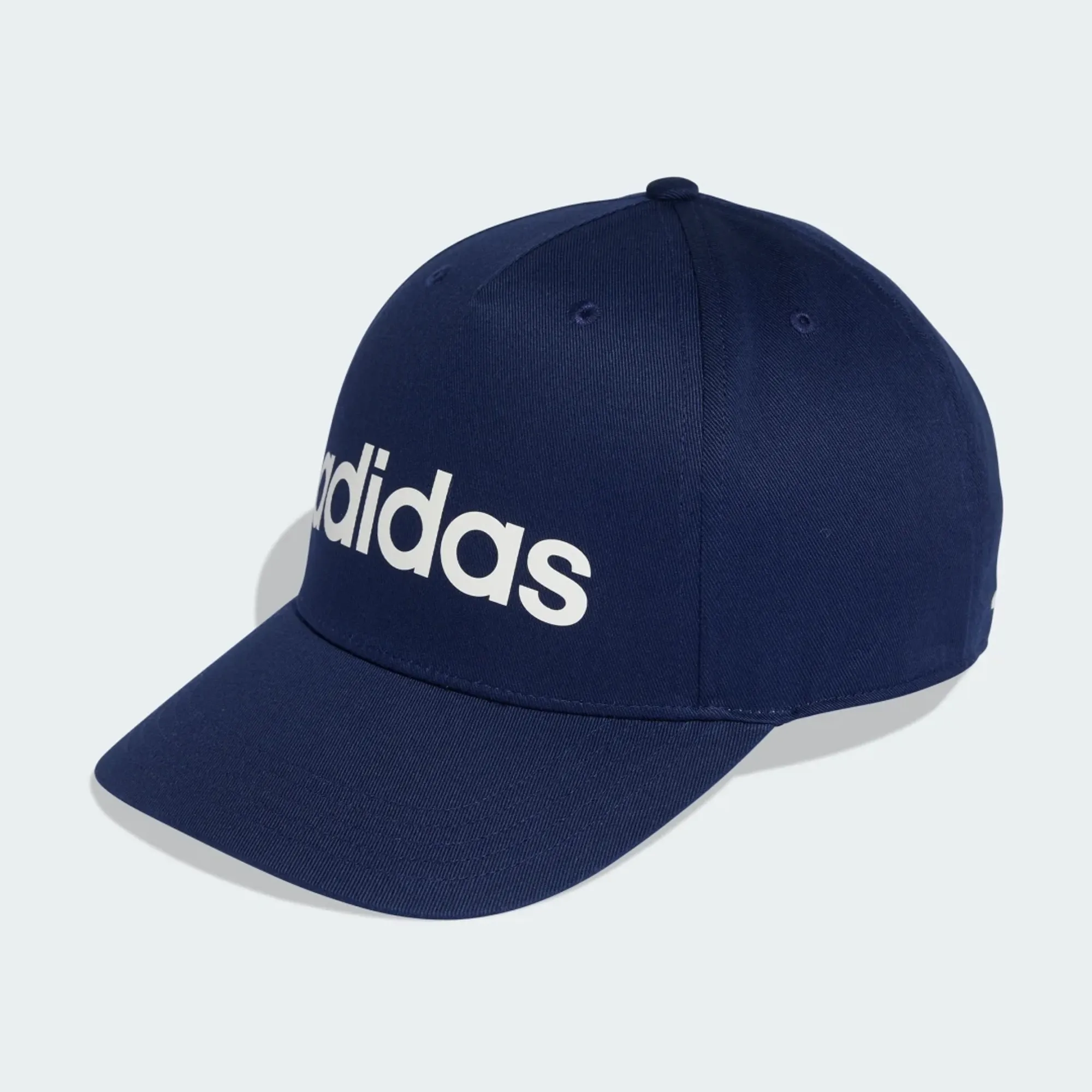 Adidas Performance Linear Baseball Cap In Dark Blue / White