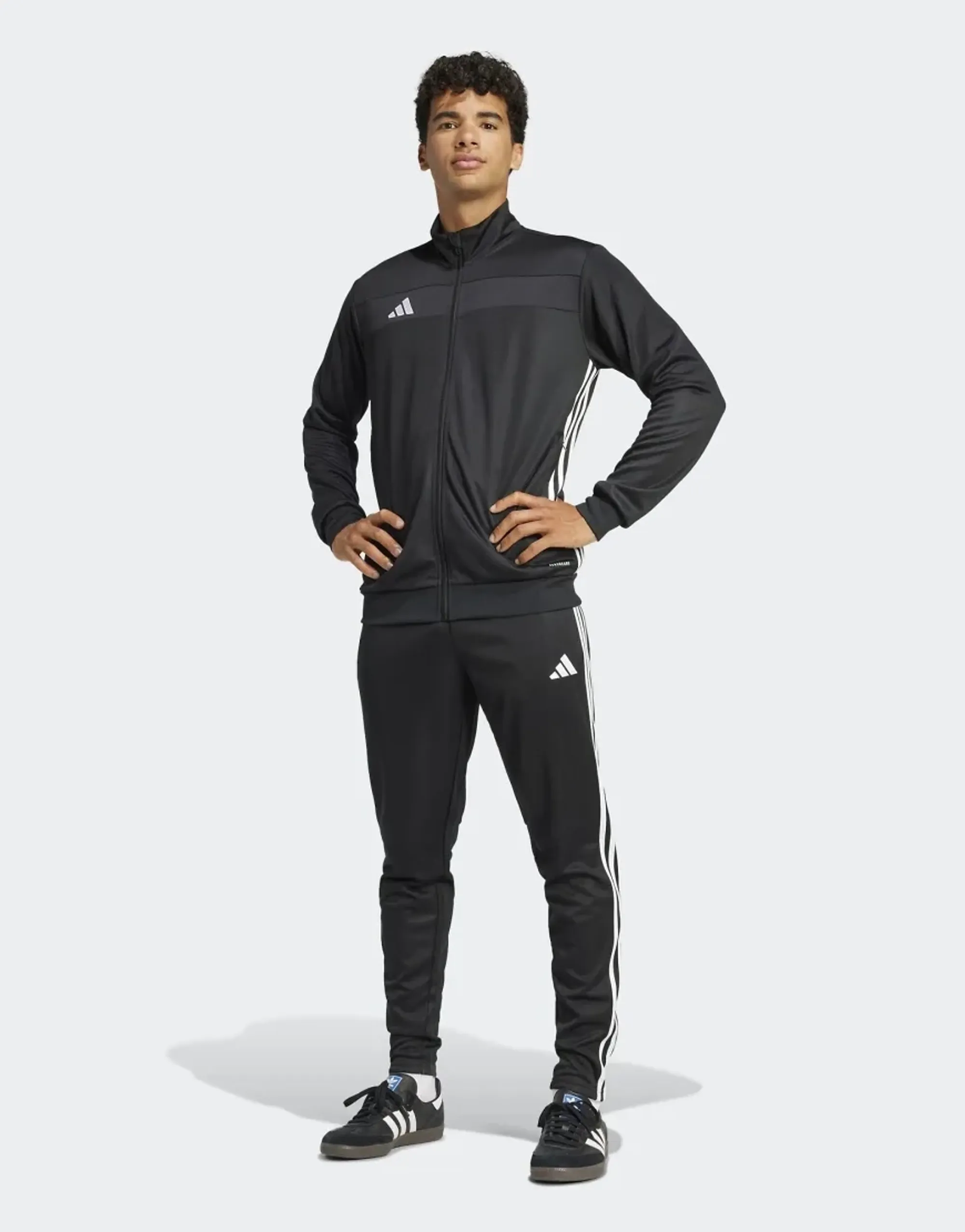 Adidas Performance Tiro 25 Essentials Training Pants In Black / White