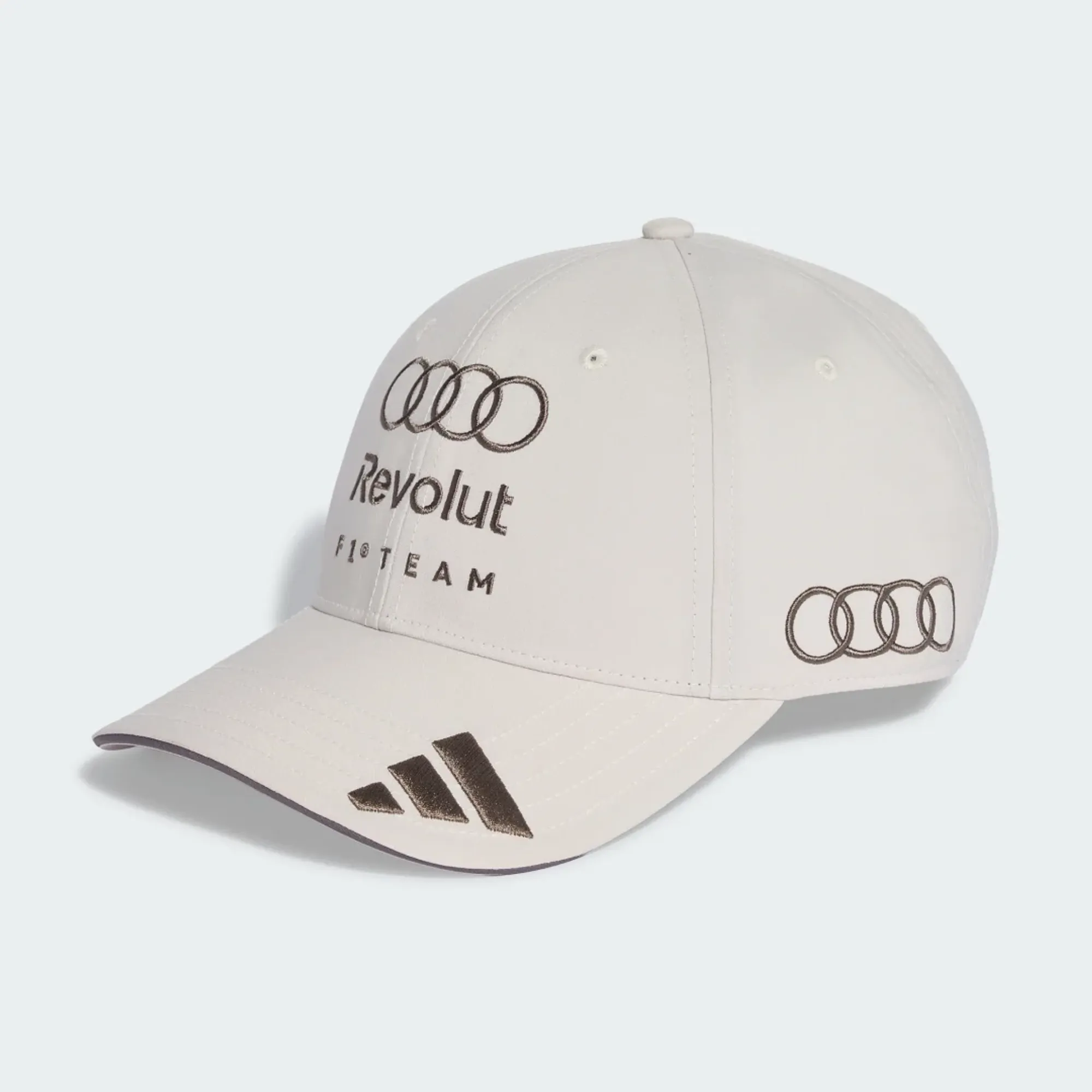 Adidas Performance Audi Formula One Team Baseball Cap In Chalk Pearl-Grey