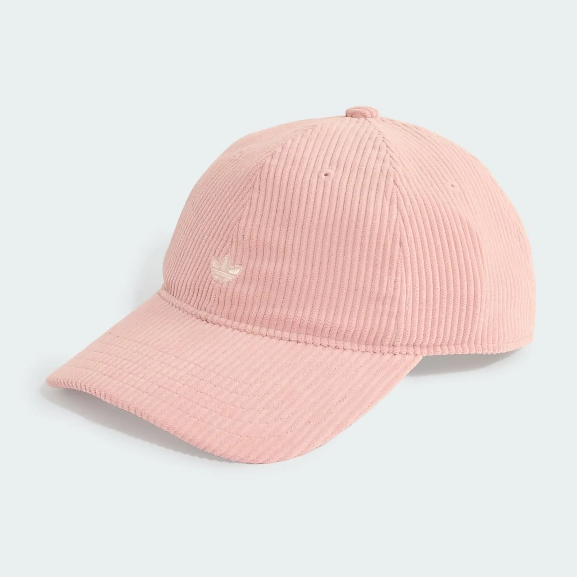 Adidas Originals Corduroy Baseball Cap In Wonder Mauve-Pink