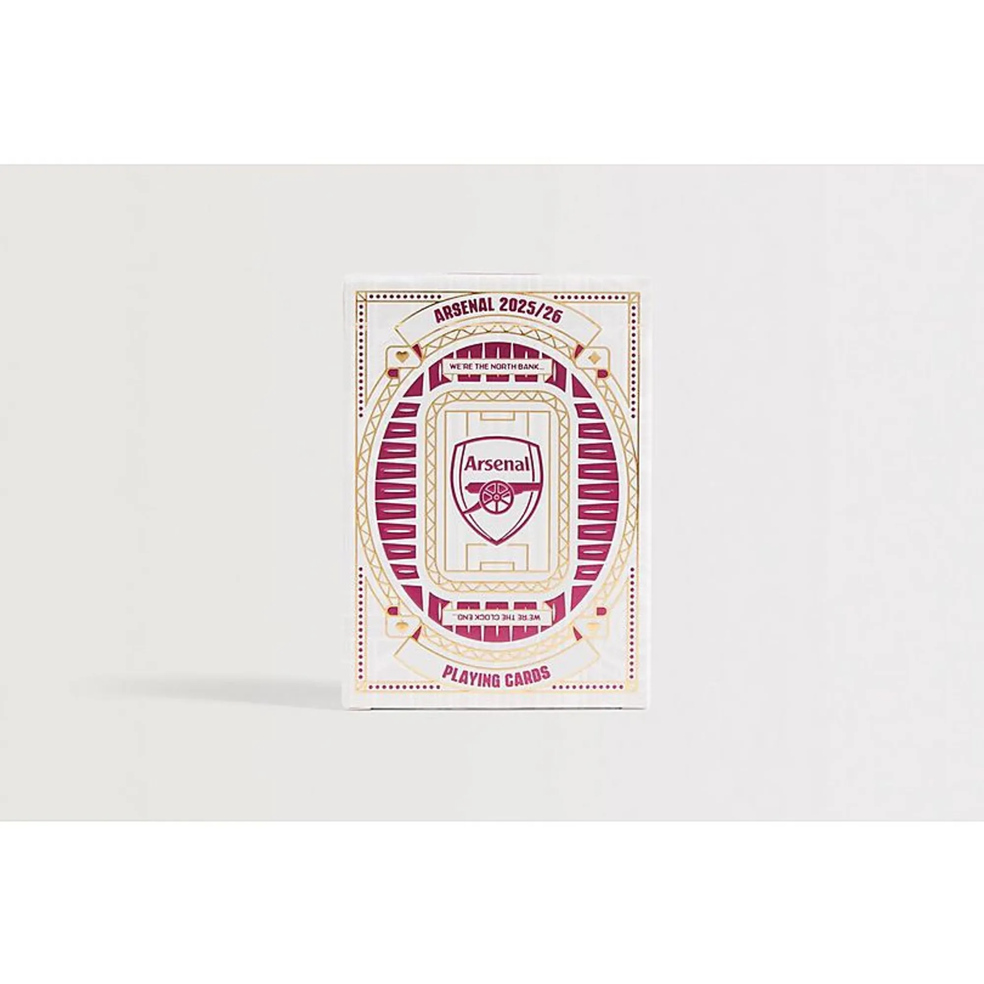 Arsenal Premium Cream Player Pack Cards, White