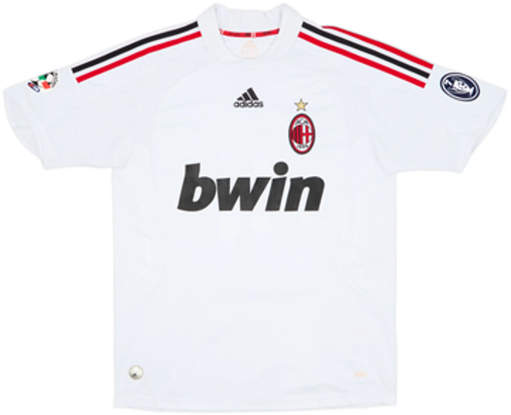 2008-09 AC Milan Away Shirt Beckham #32 - 6/10 - (XL.Boys)