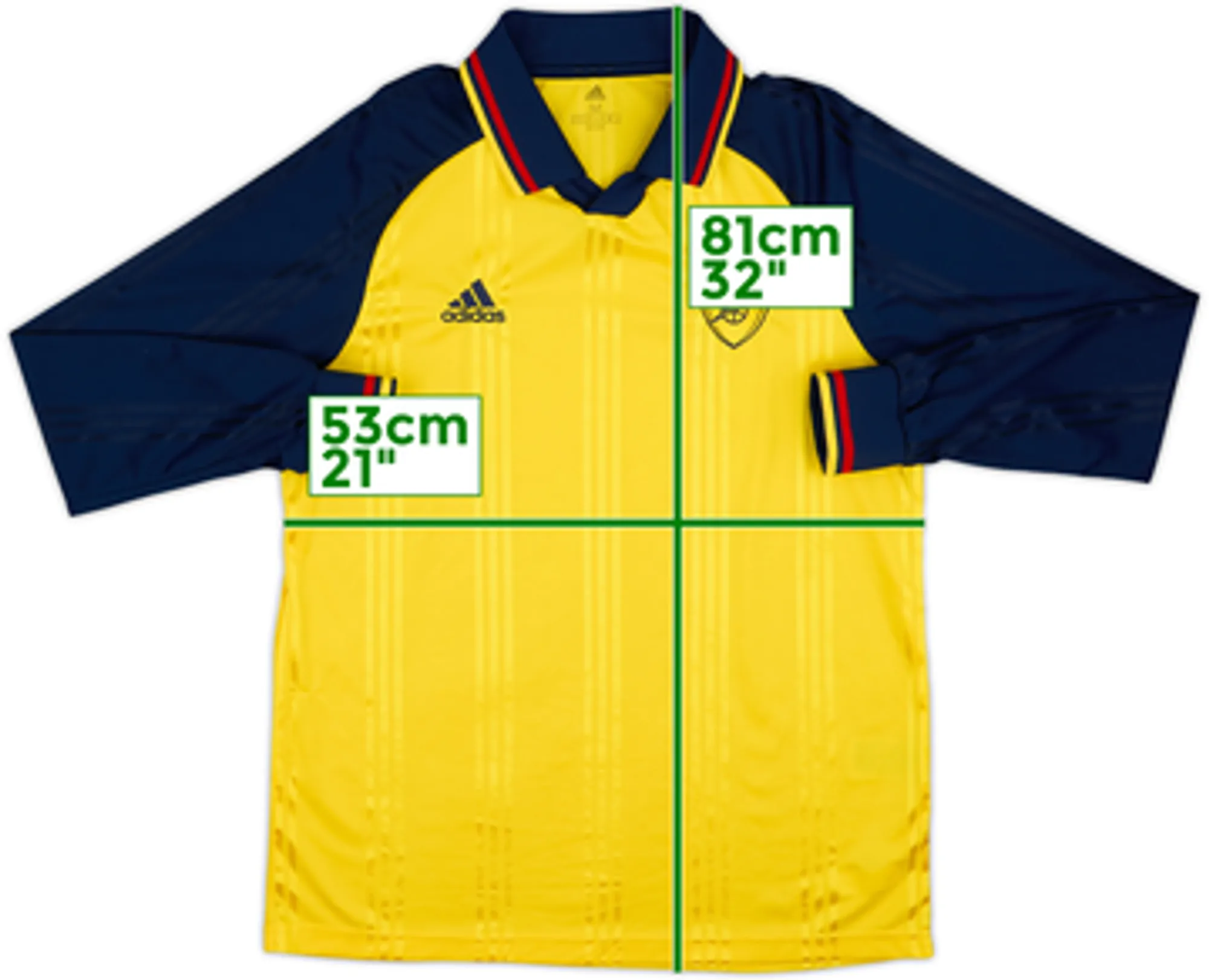 2019-20 Arsenal adidas Icon L/S Shirt - 8/10 - (M)
