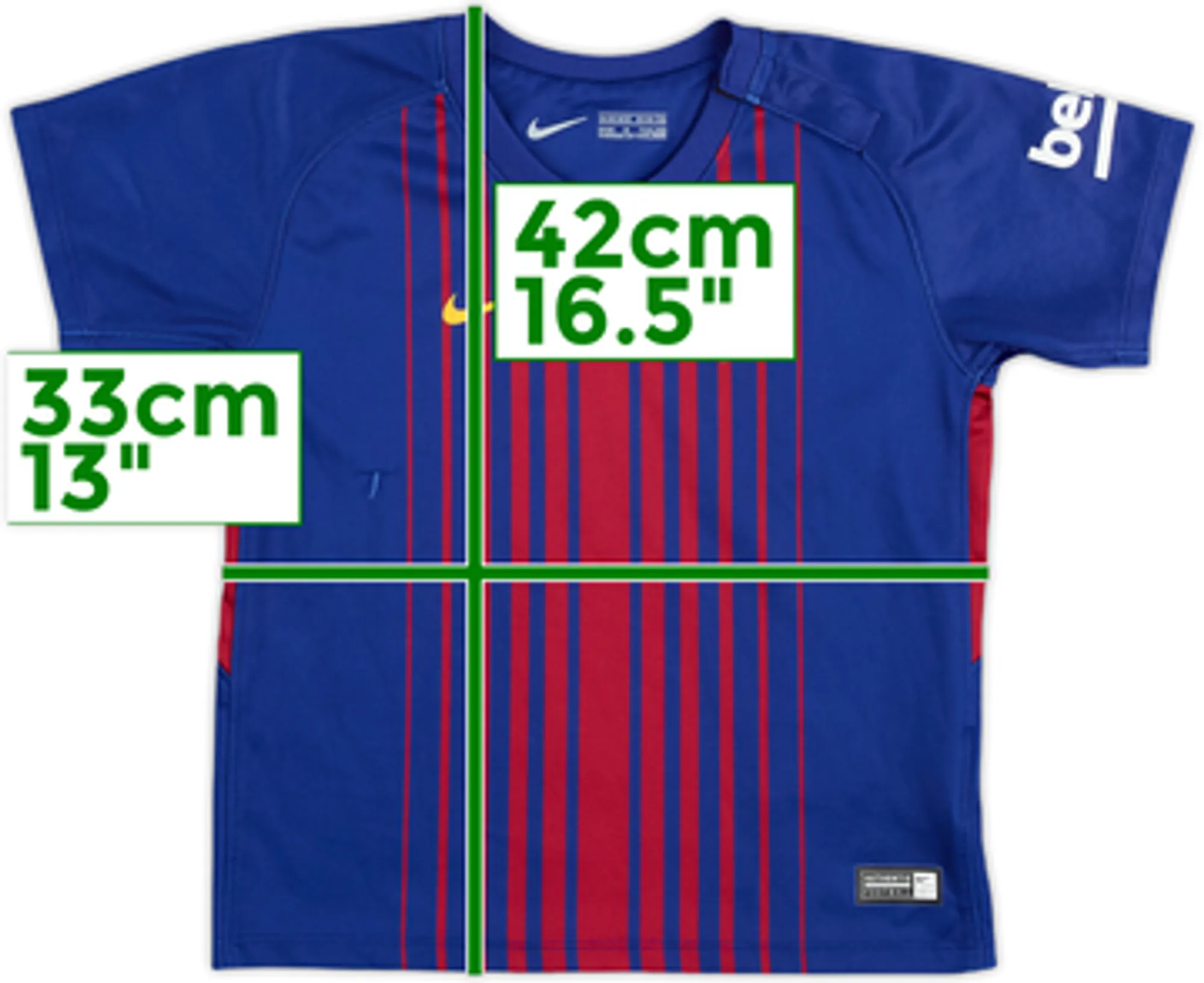 2017-18 Barcelona Home Shirt - 6/10 - (2-3 Years)