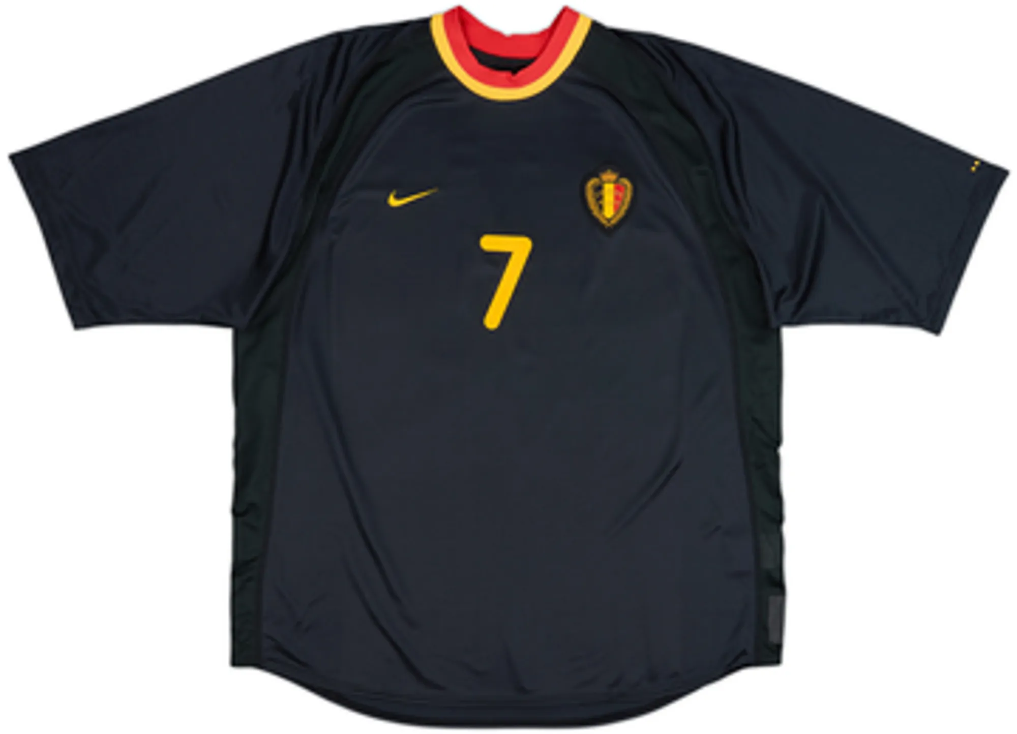 2000-02 Belgium Away Shirt Wilmots #7 - 9/10 - (XL)