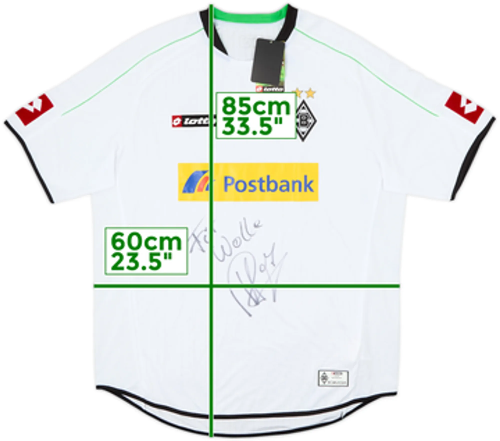 2012-13 Borussia Monchengladbach Signed Home Shirt (XL)