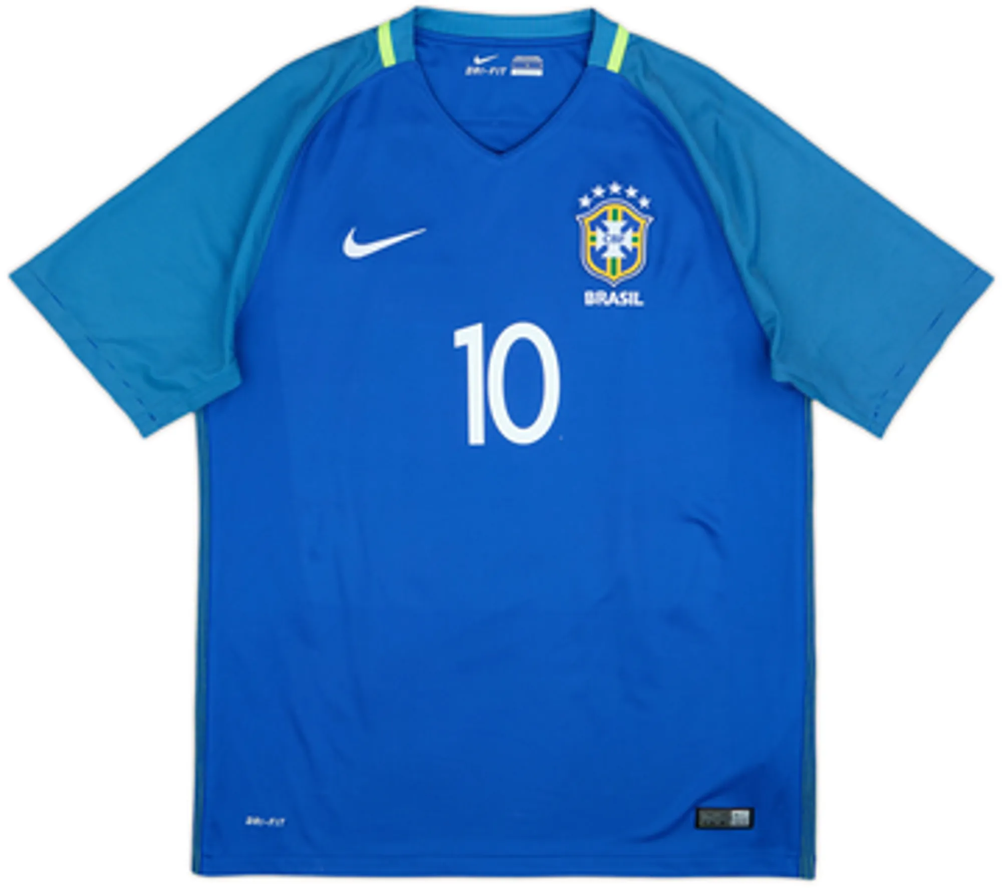 2016-17 Brazil Away Shirt Neymar #10 - 8/10 - (L)