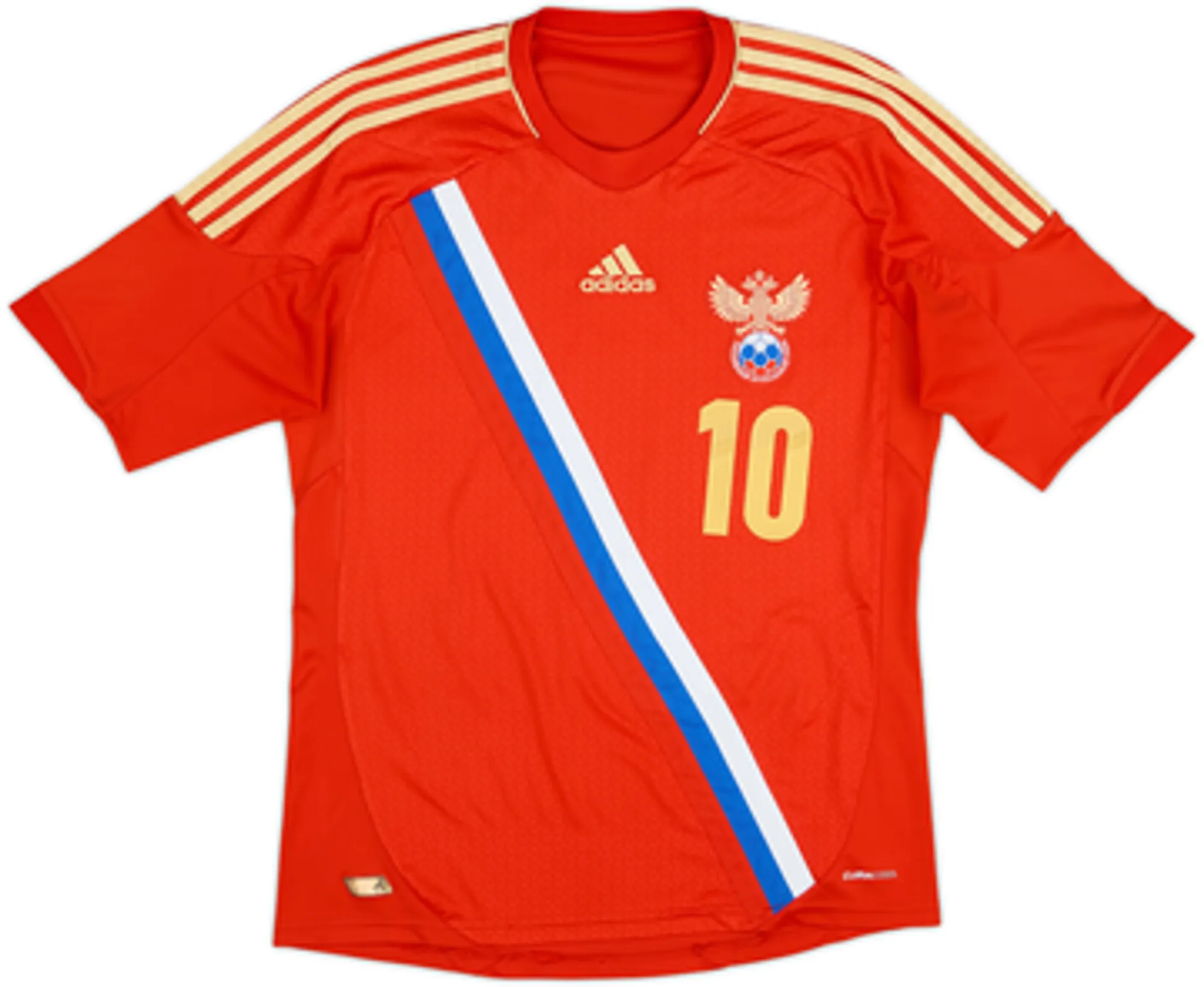 2012-14 Russia Home Shirt Arshavin #10 - 8/10 - (M)