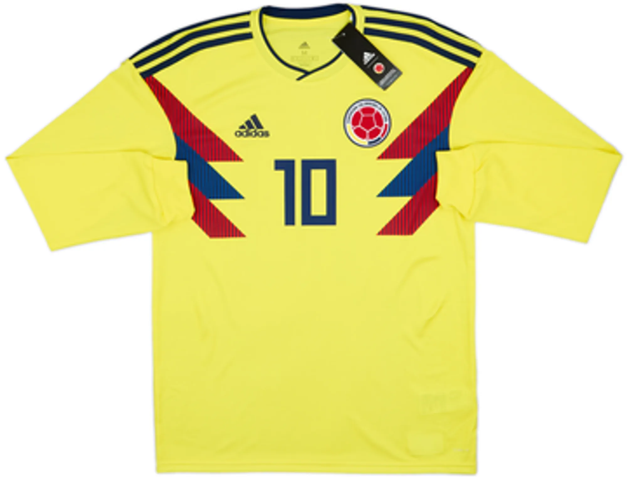 2018-19 Colombia Home L/S Shirt James #10 (M)