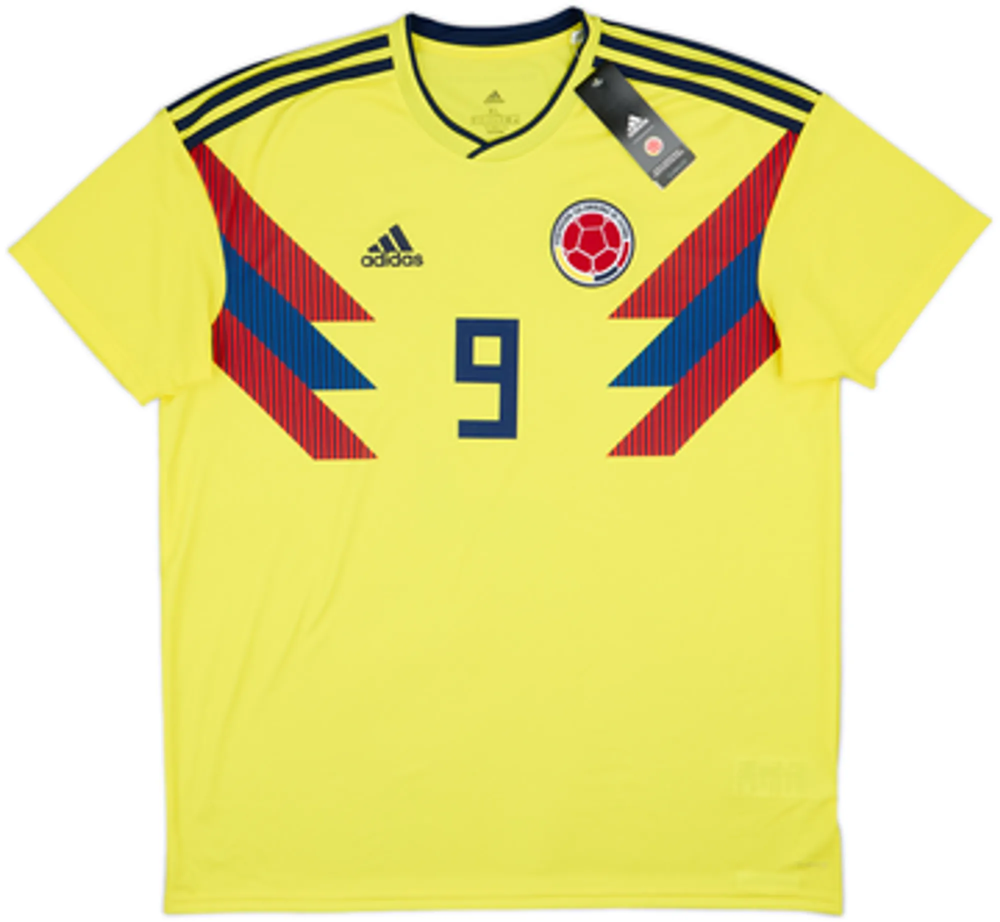 2018-19 Colombia Home Shirt Falcao #9 (L)