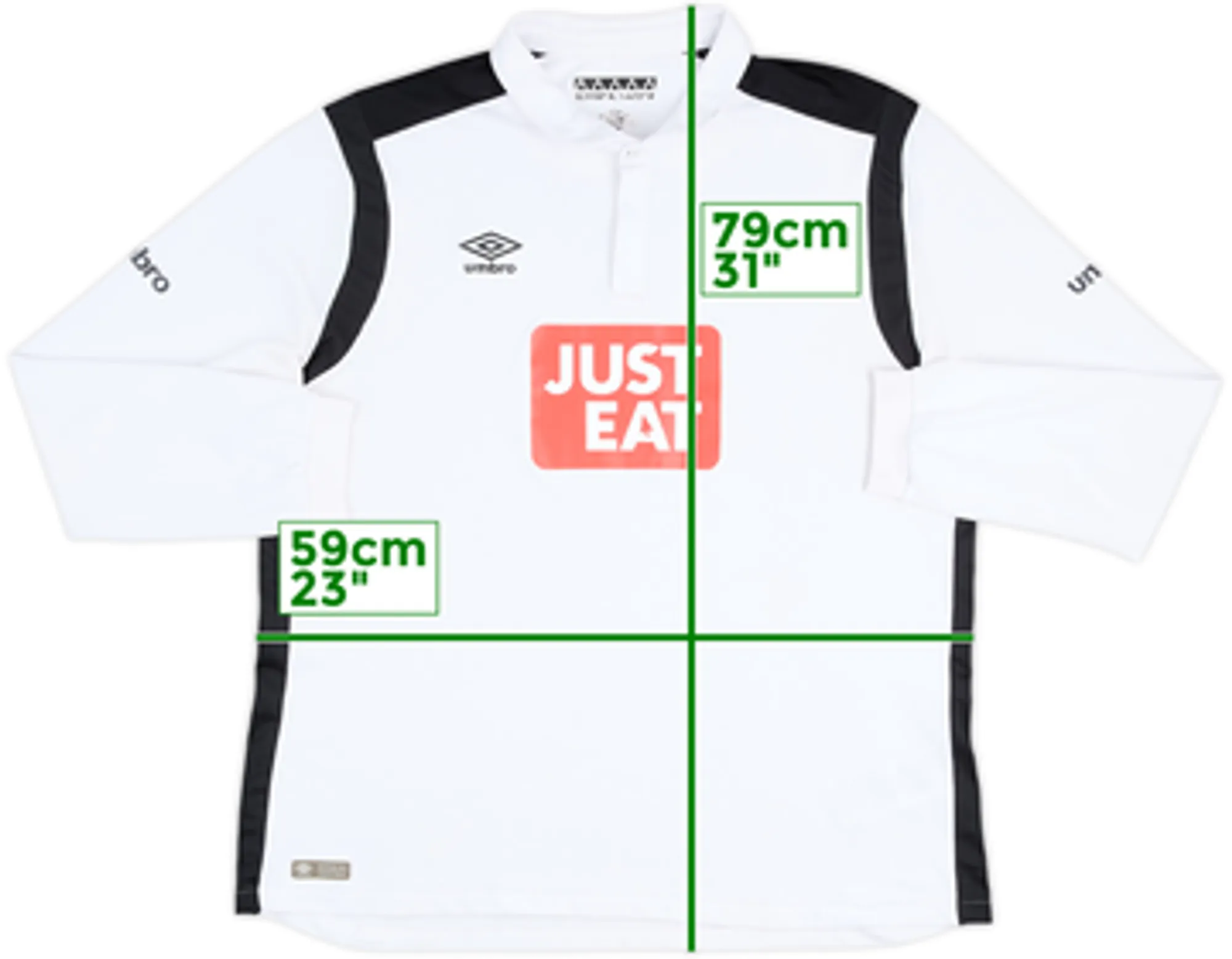 2016-17 Derby County Home L/S Shirt - 7/10 - (XXL)