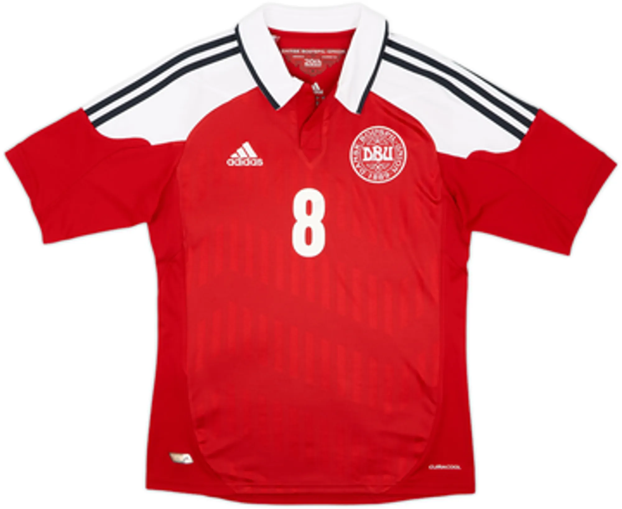 2012-13 Denmark Home Shirt Eriksen #8 - 6/10 - (S)