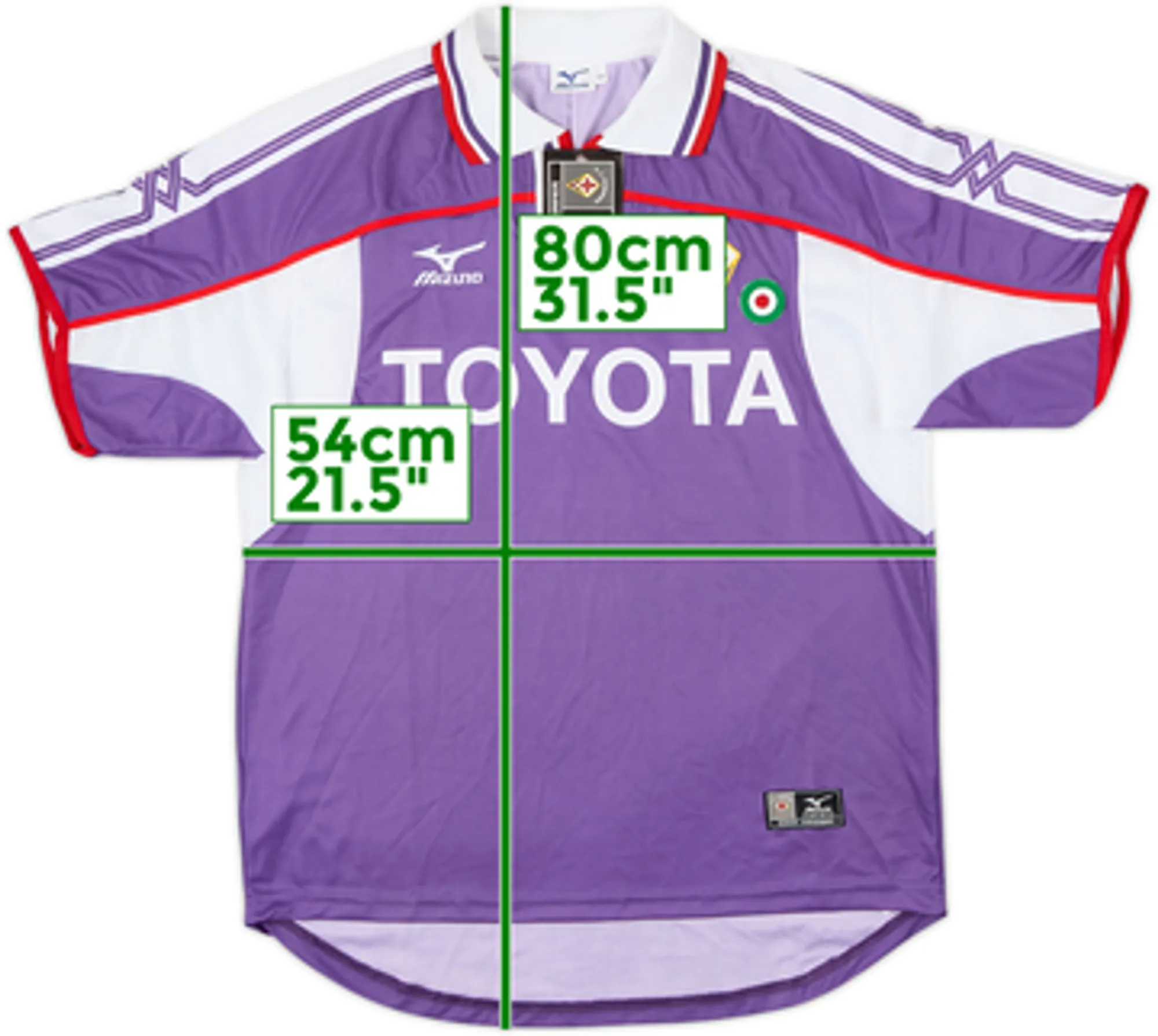 2001-02 Fiorentina Home Shirt (M)