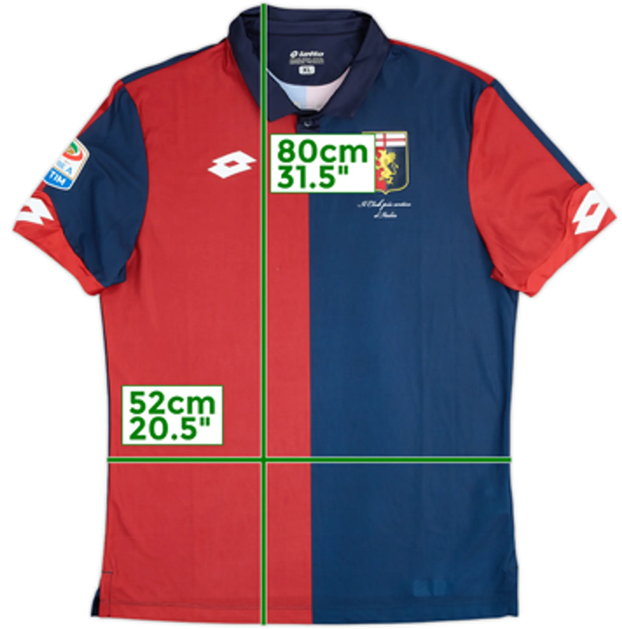2016-17 Genoa Home Shirt - 9/10 - (XL)