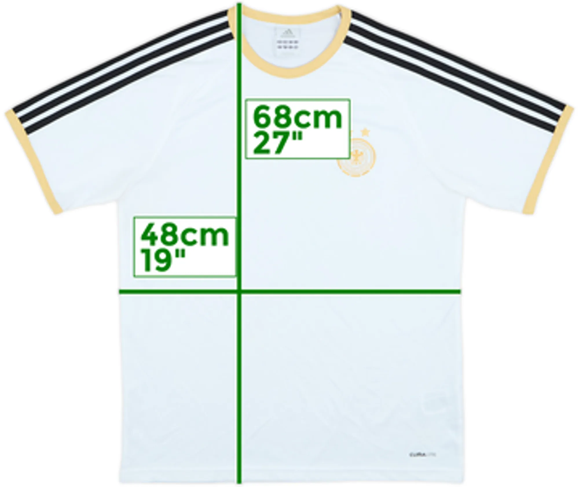 2011-12 Germany Women's Basic Home Shirt - 7/10 - (Men's S)