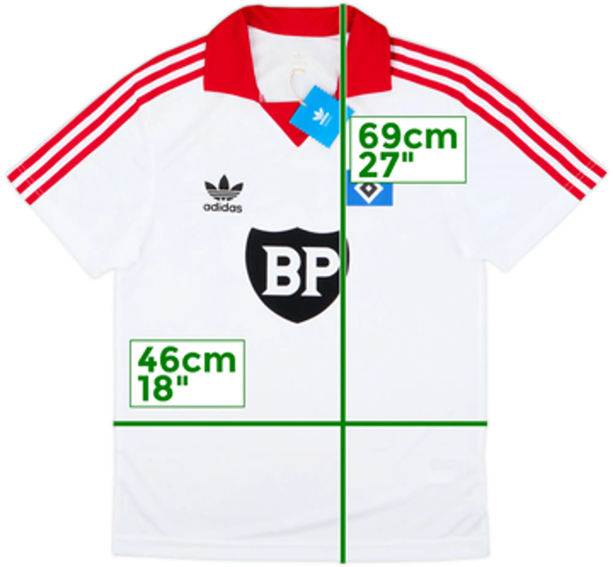 2008-09 Hamburg adidas Originals Retro Shirt (S)