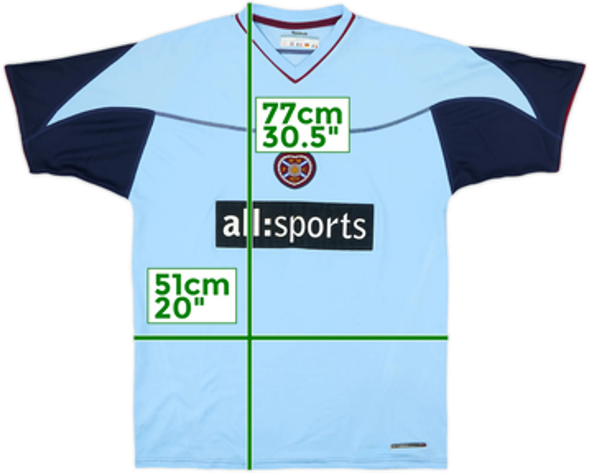 2002-04 Hearts Away Shirt - 6/10 - (M)