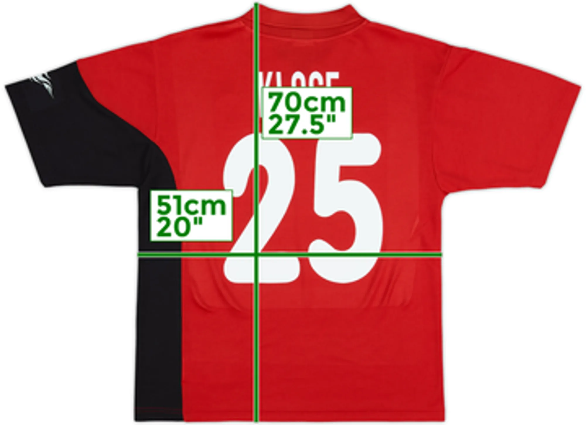 2000-01 Kaiserslautern Home Shirt Klose #25 - 8/10 - (XL.Boys)