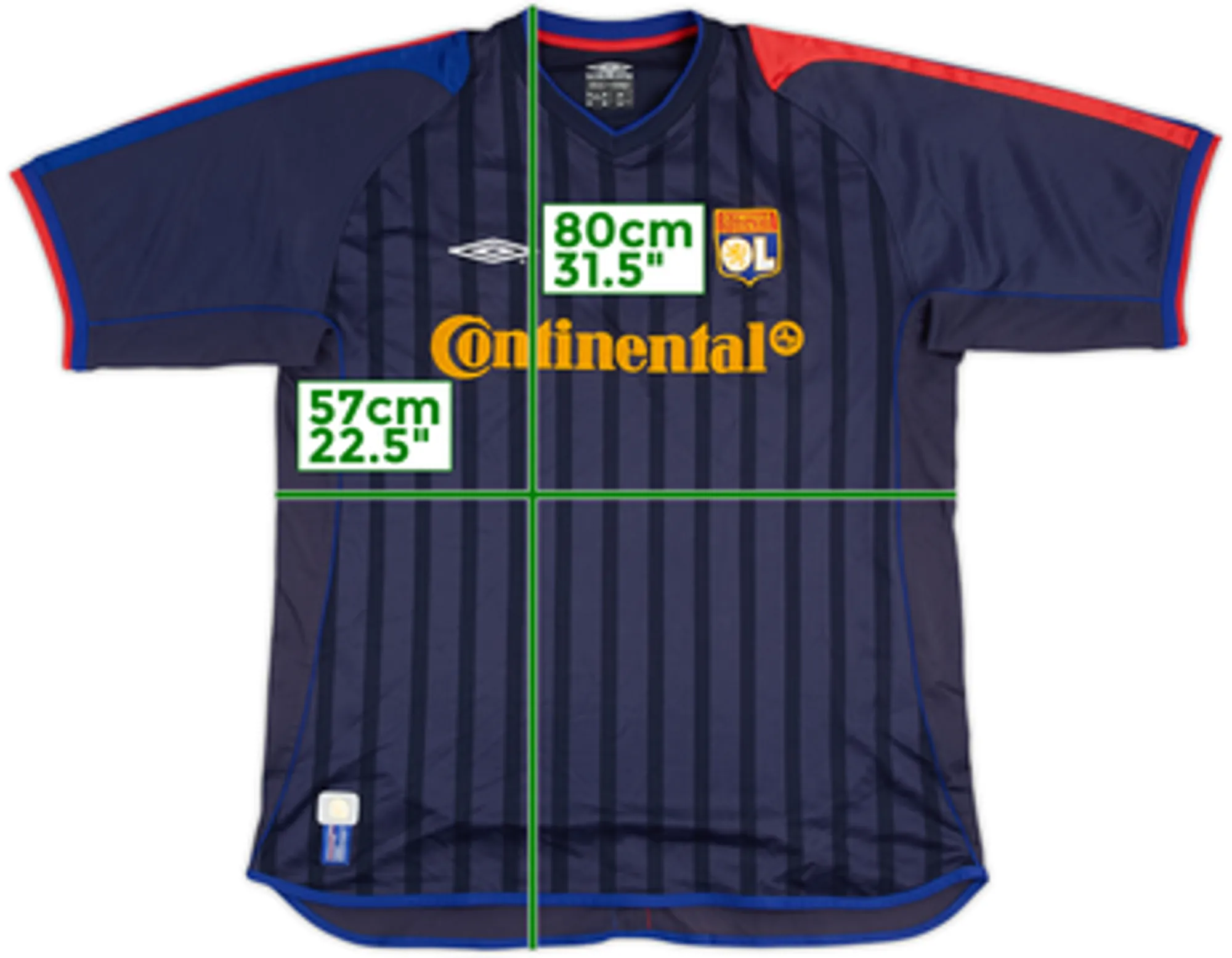 2002-03 Lyon Away Shirt - 9/10 - (XL)