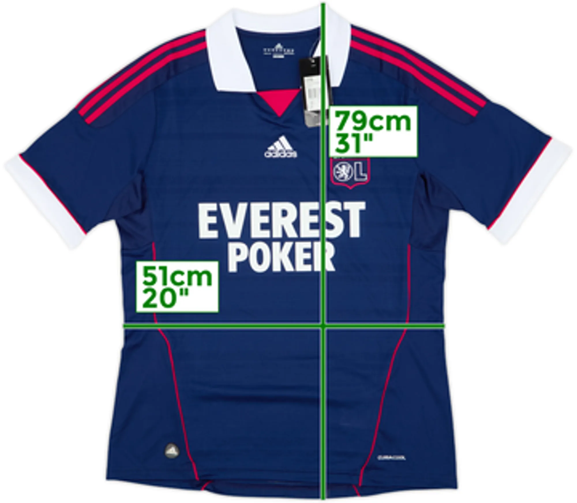 2011-12 Lyon Away Shirt (L)