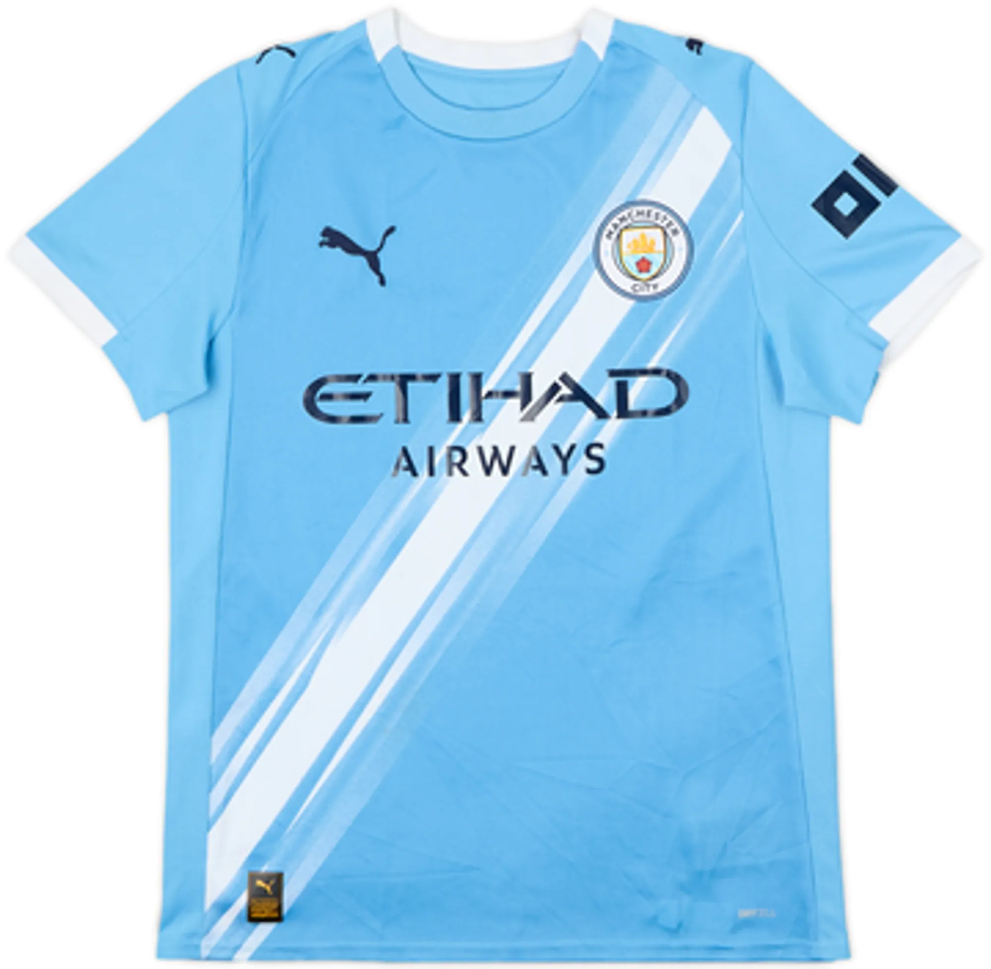2025-26 Manchester City Home Shirt Cherki #10 - 7/10 - (XL.Boys)