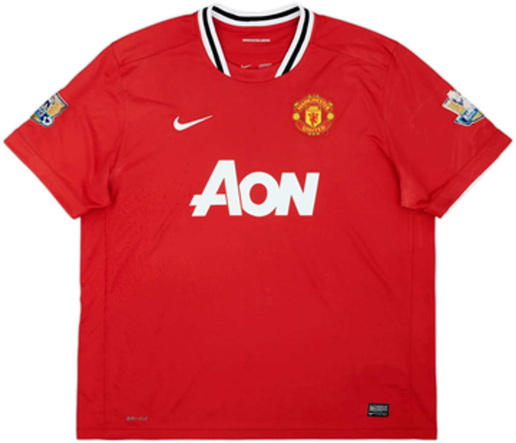 2011-12 Manchester United Home Shirt Vidic #15 - 5/10 - (XXL)