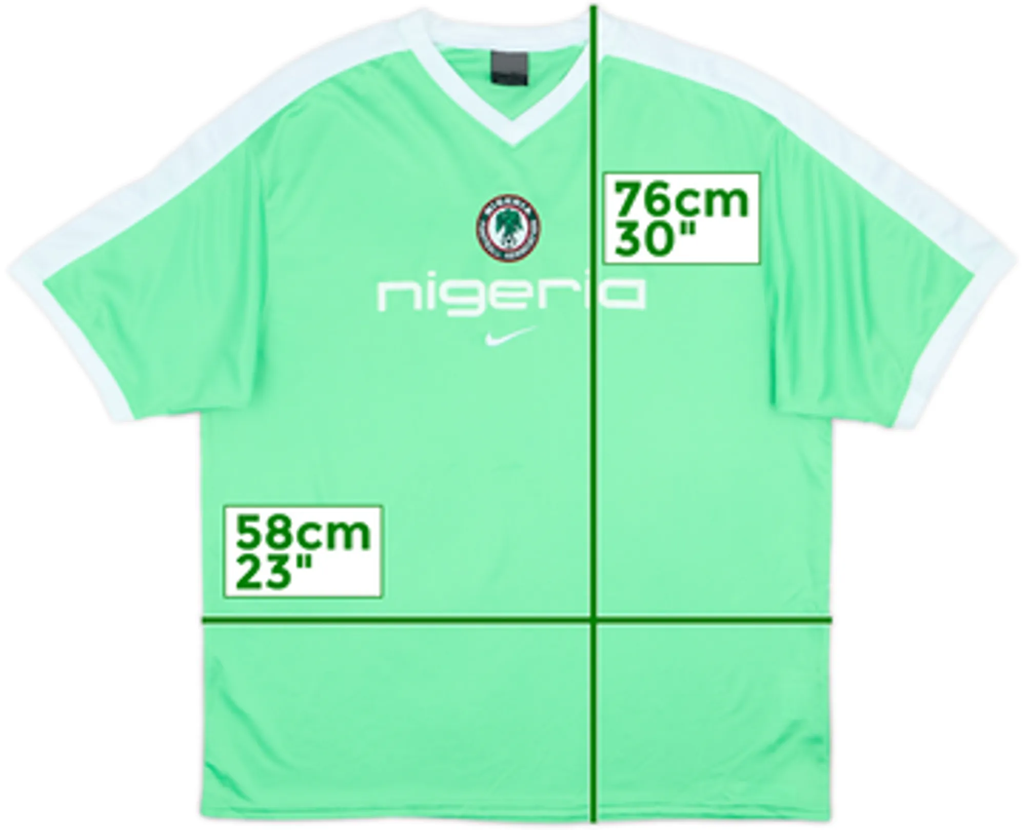 2002-04 Nigeria Nike Training Shirt - 9/10 - (L)