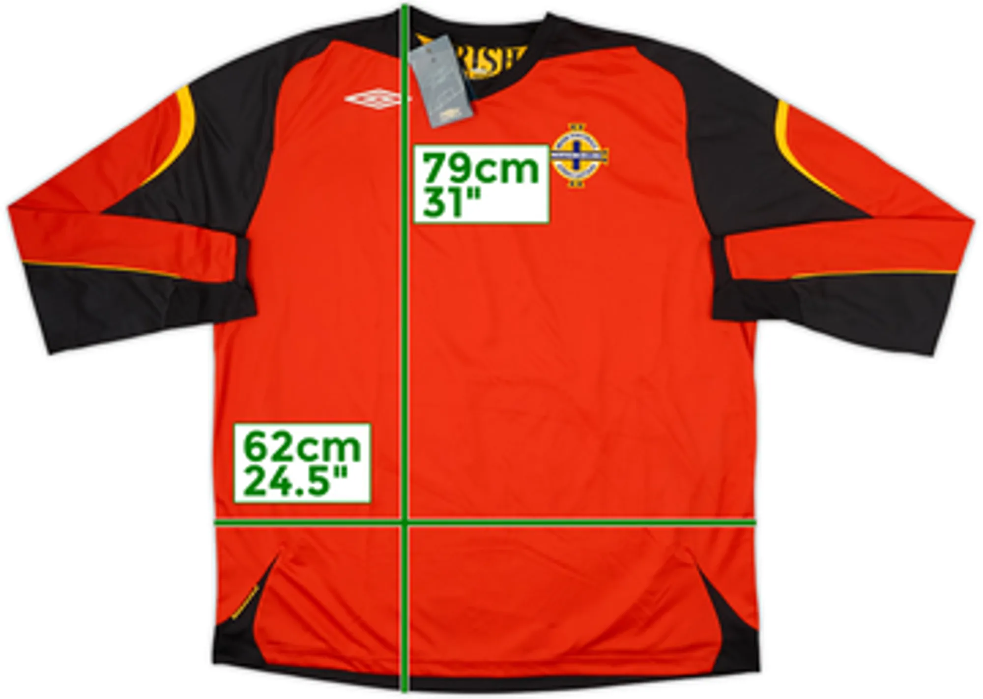 2006-08 Northern Ireland GK Shirt (XXL)