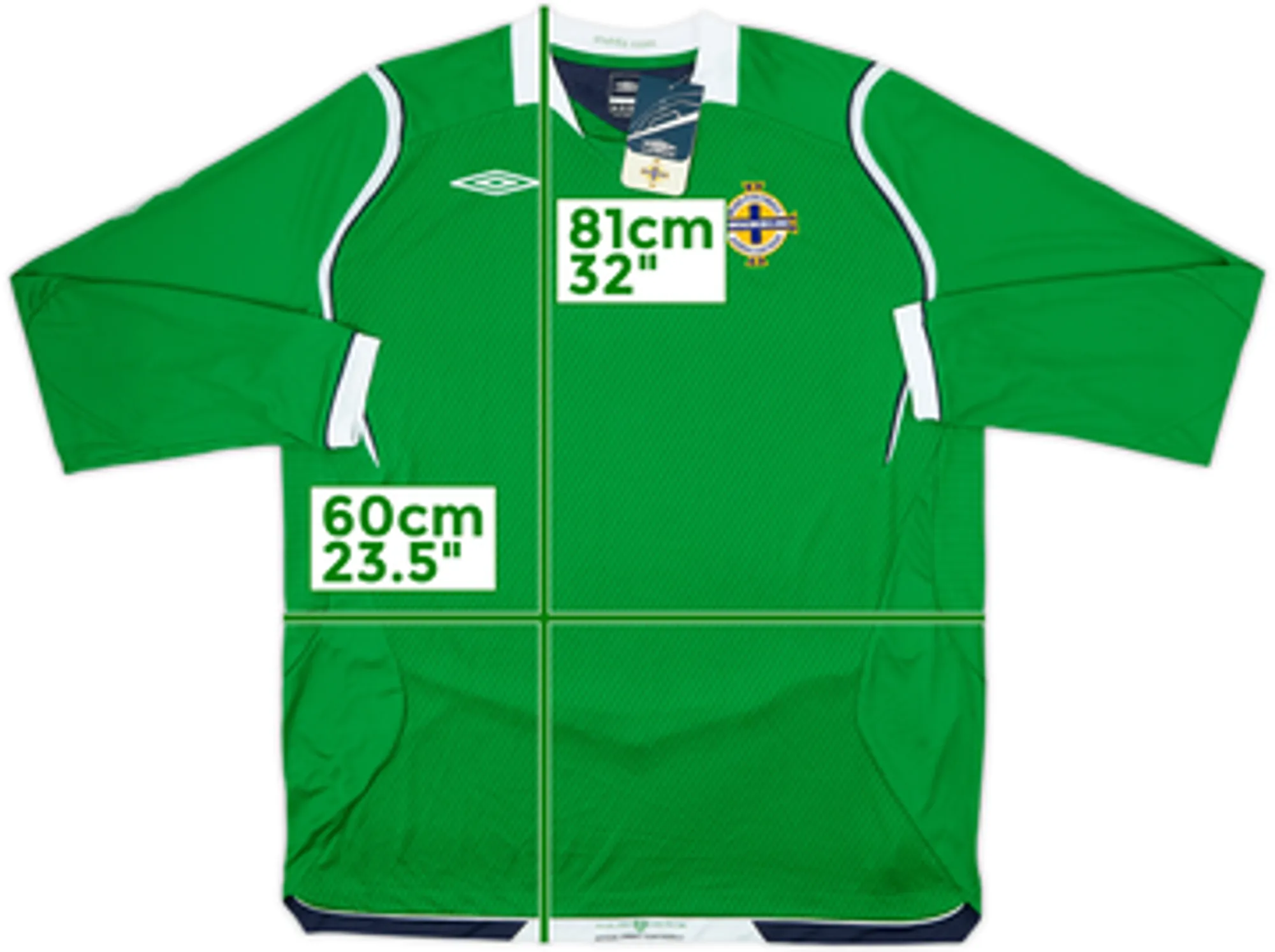 2008-10 Northern Ireland Home L/S Shirt (XL)