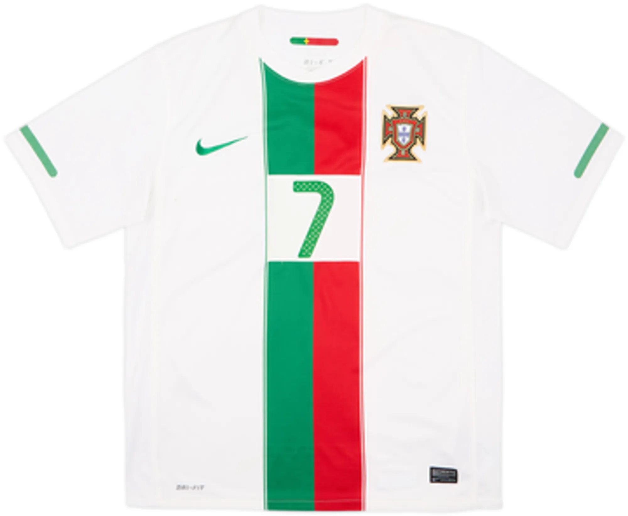 2010-11 Portugal Away Shirt Ronaldo #7 - 8/10 - (M)