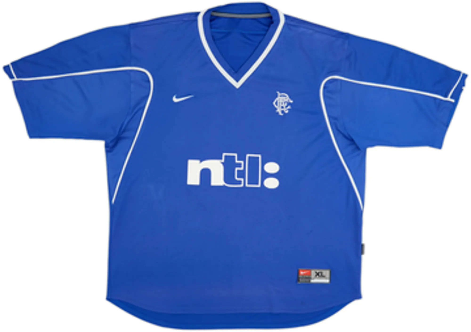 1999-01 Rangers Home Shirt Ferguson #6 - 6/10 - (XL)