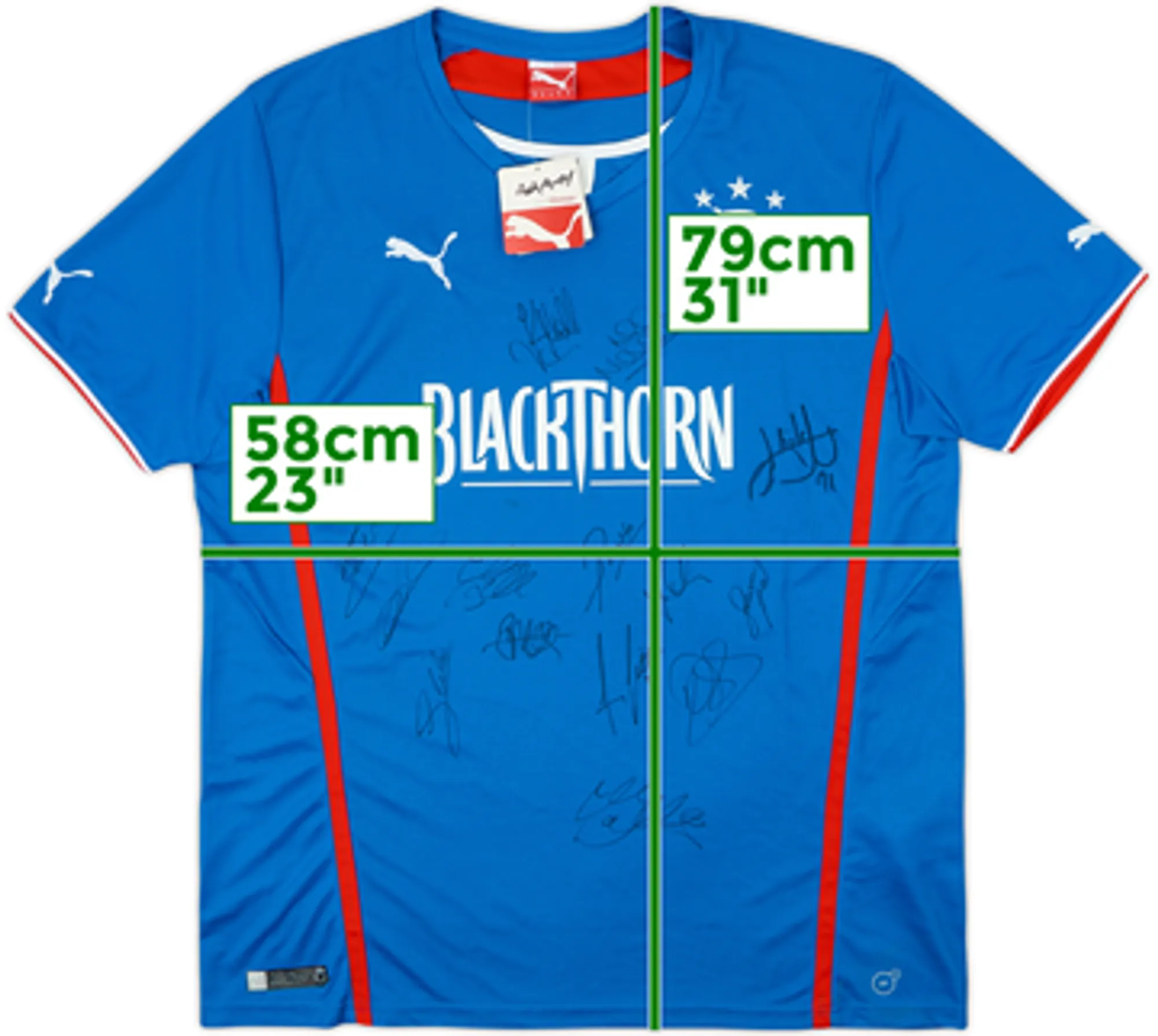 2013-14 Rangers Signed Home Shirt (XL)