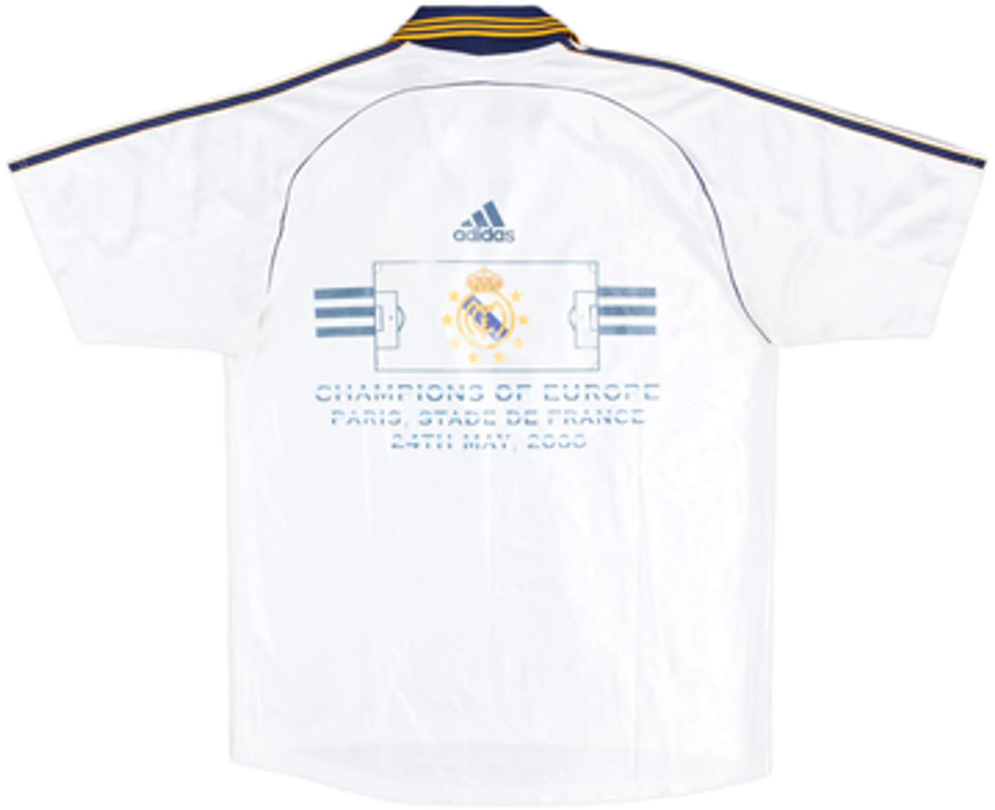 1998-00 Real Madrid 'Champions of Europe' Home Shirt - 6/10 - (L)