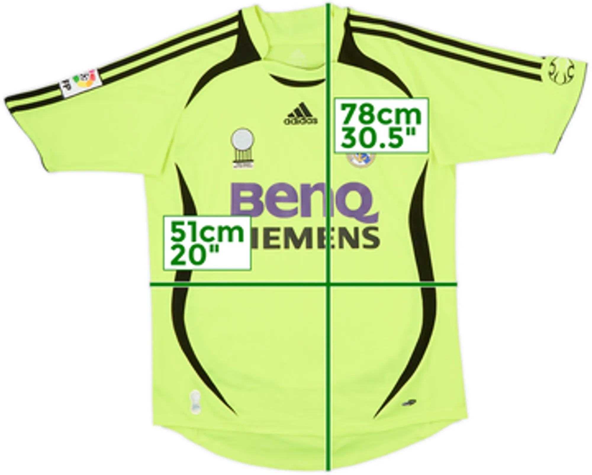 2006-07 Real Madrid GK Shirt - 9/10 - (S)