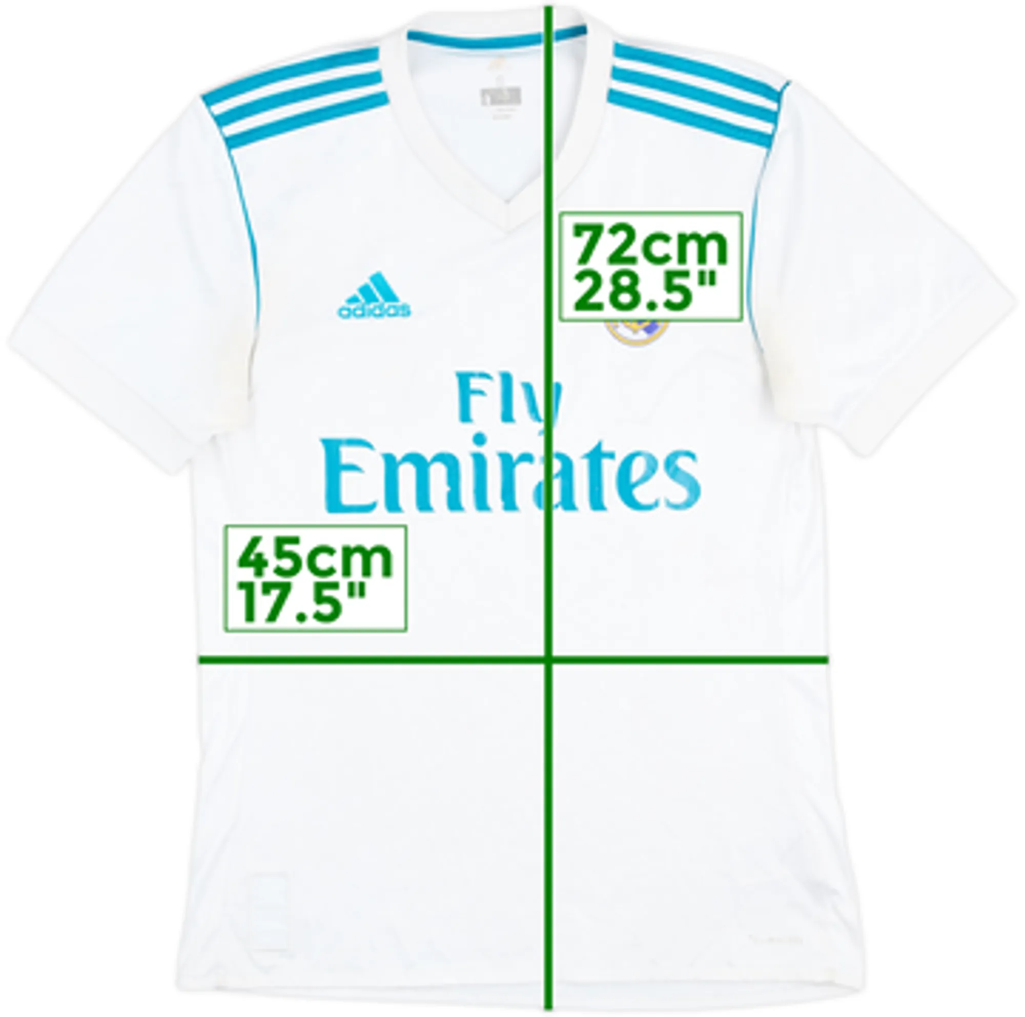 2017-18 Real Madrid Home Shirt - 5/10 - (S)