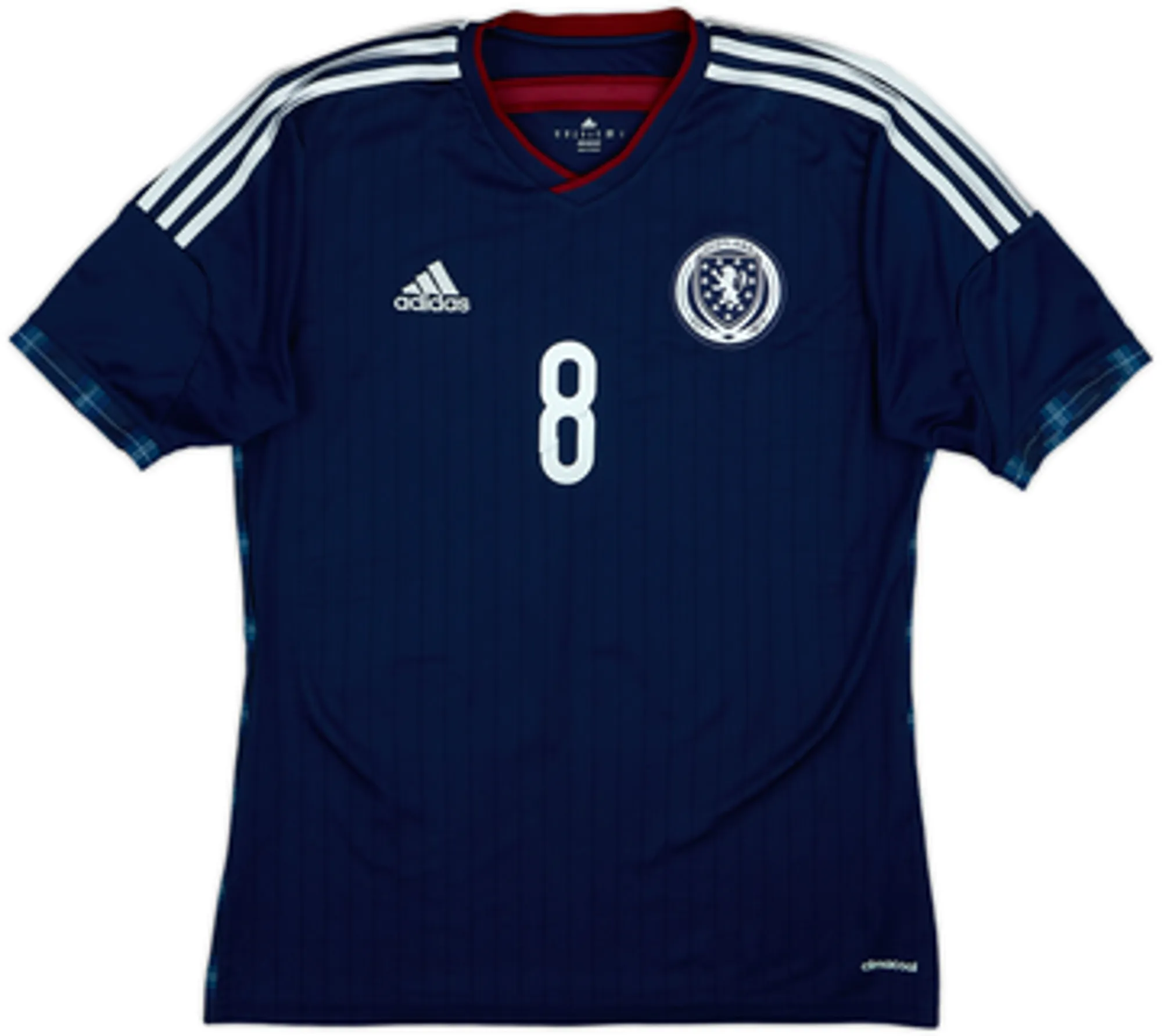 2014-15 Scotland Home Shirt Brown #8 - 8/10 - (L)