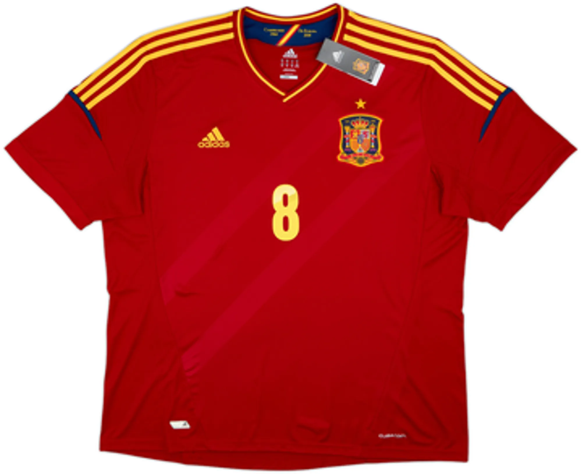 2011-12 Spain Home Shirt Xavi #8 (XXL)