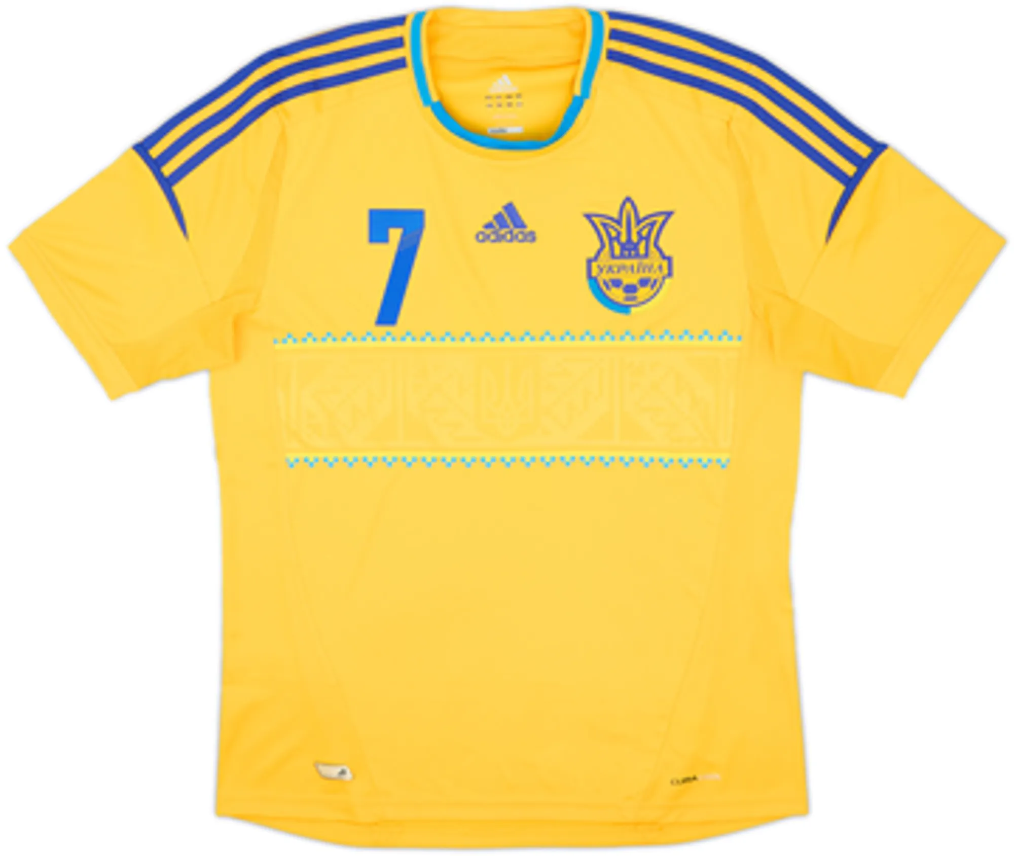 2011-13 Ukraine Home Shirt Shevchenko #7 - 6/10 - (S)
