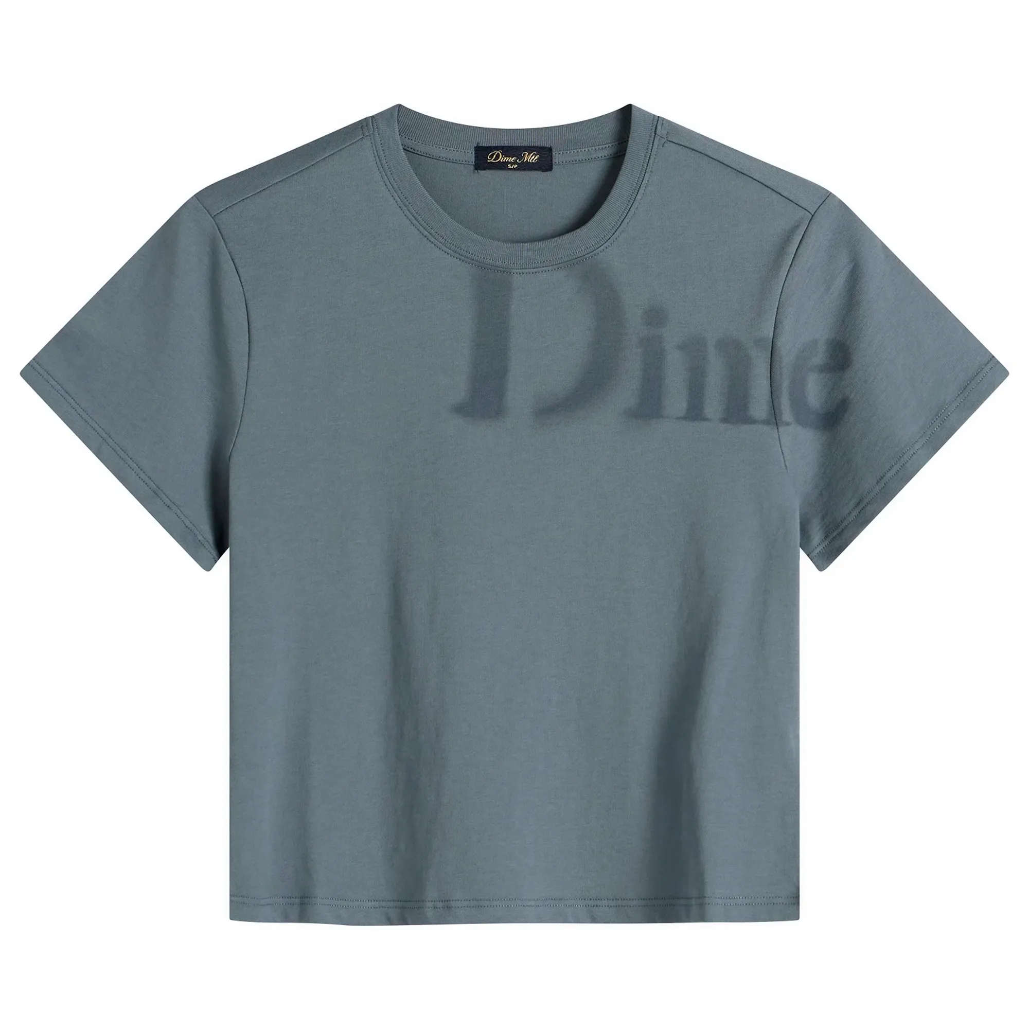 Dime Women's Stencil T-Shirt Granite