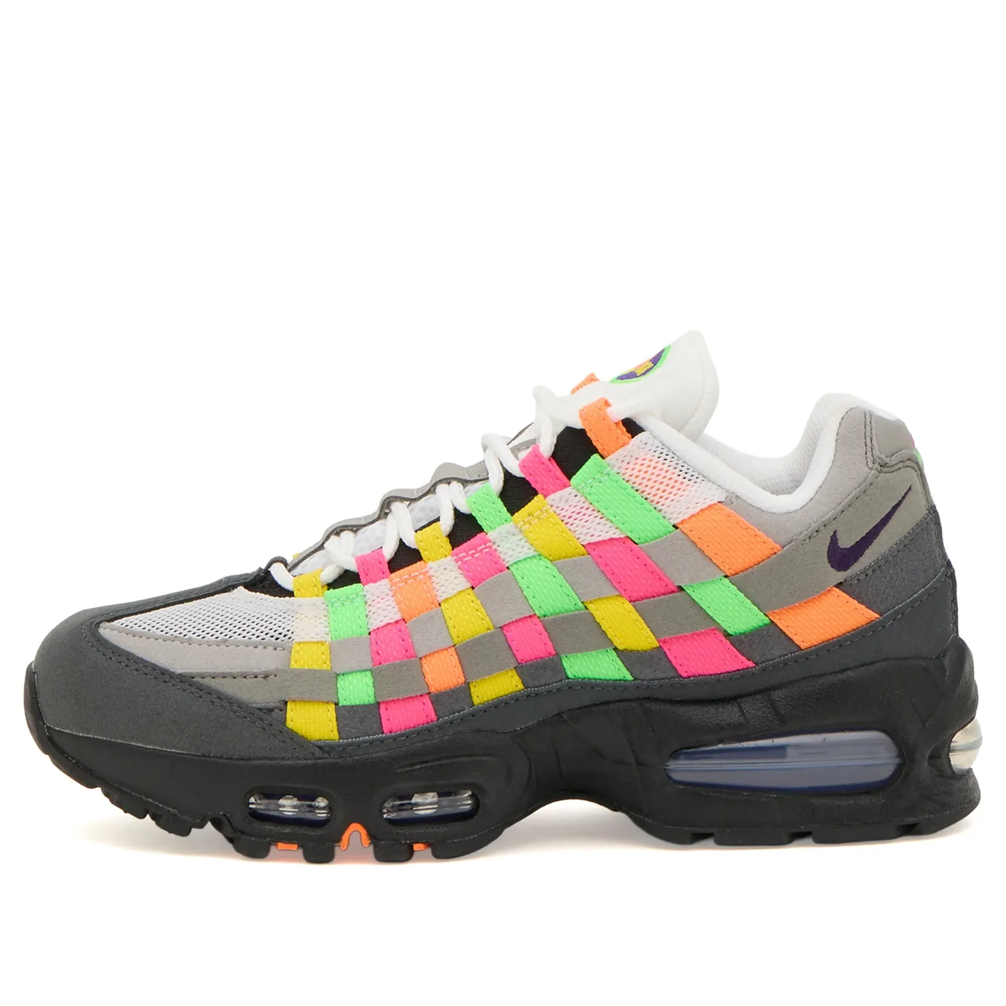 Nike Air Max 95 Woven Bb Sneaker White/Putple/Charcoal