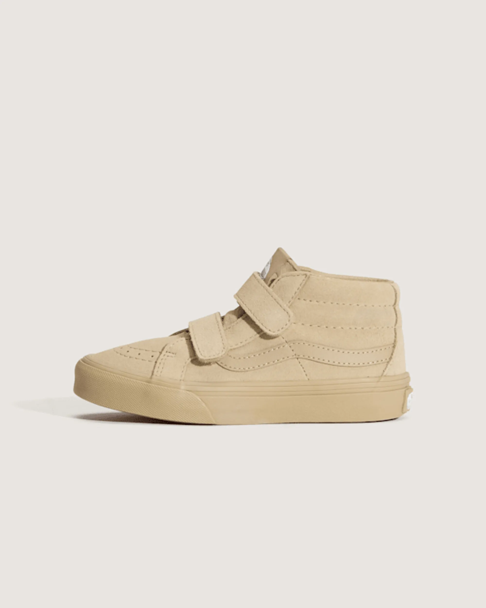 Vans - Kids Sk8-Mid V Shoes (4-8 Years), Beige