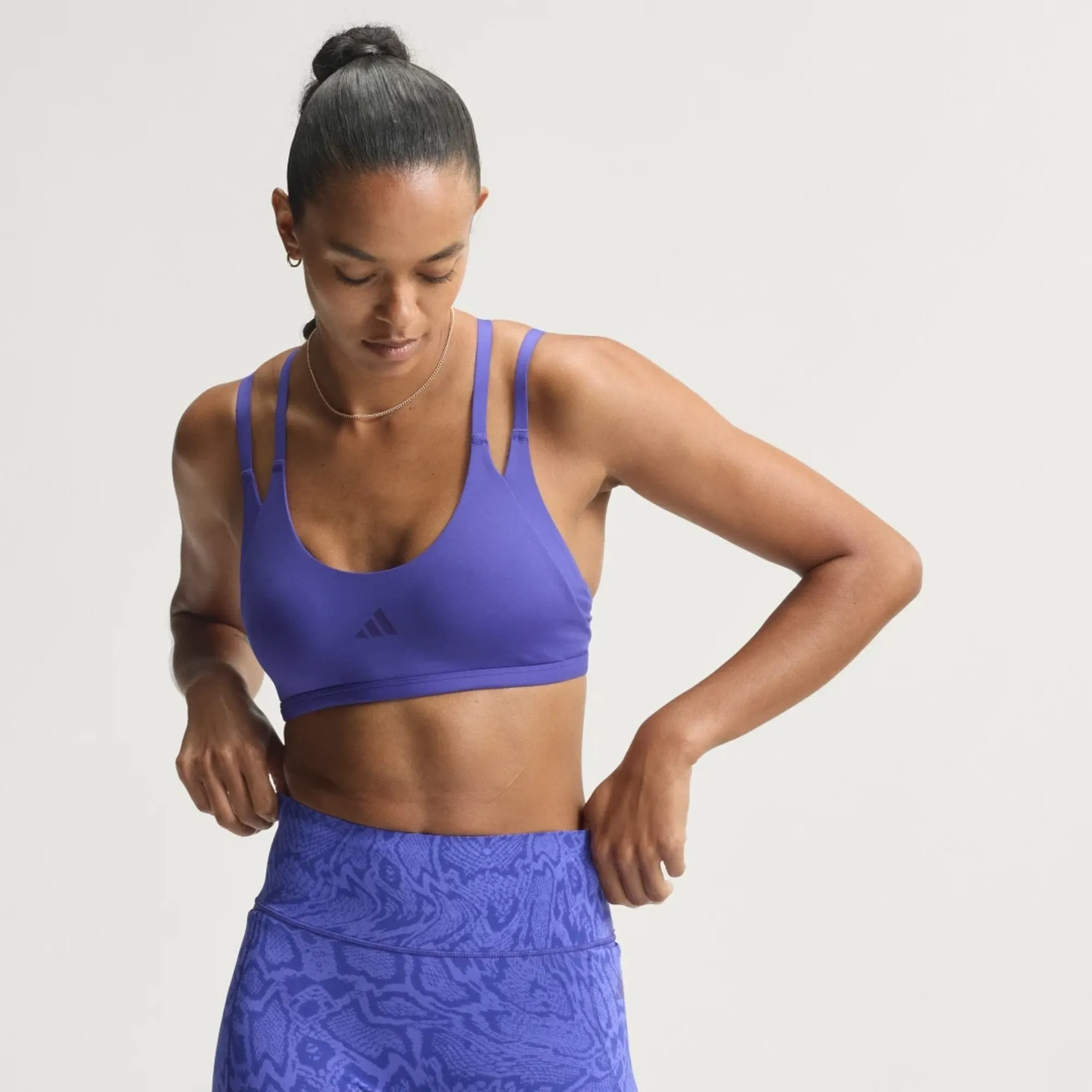 adidas Optime Workout Strappy Light Support Bra