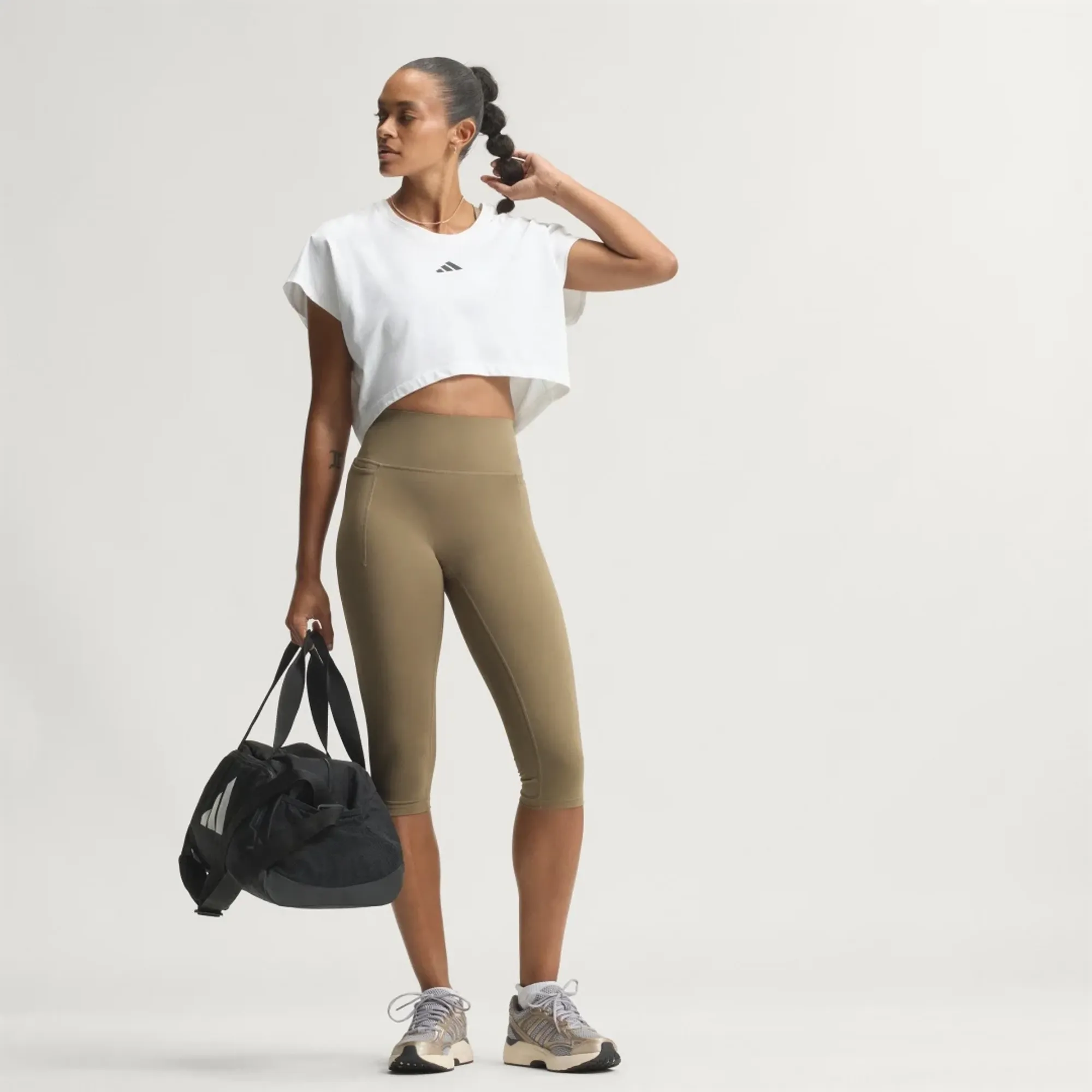 adidas Optime Workout Contour Capri Leggings