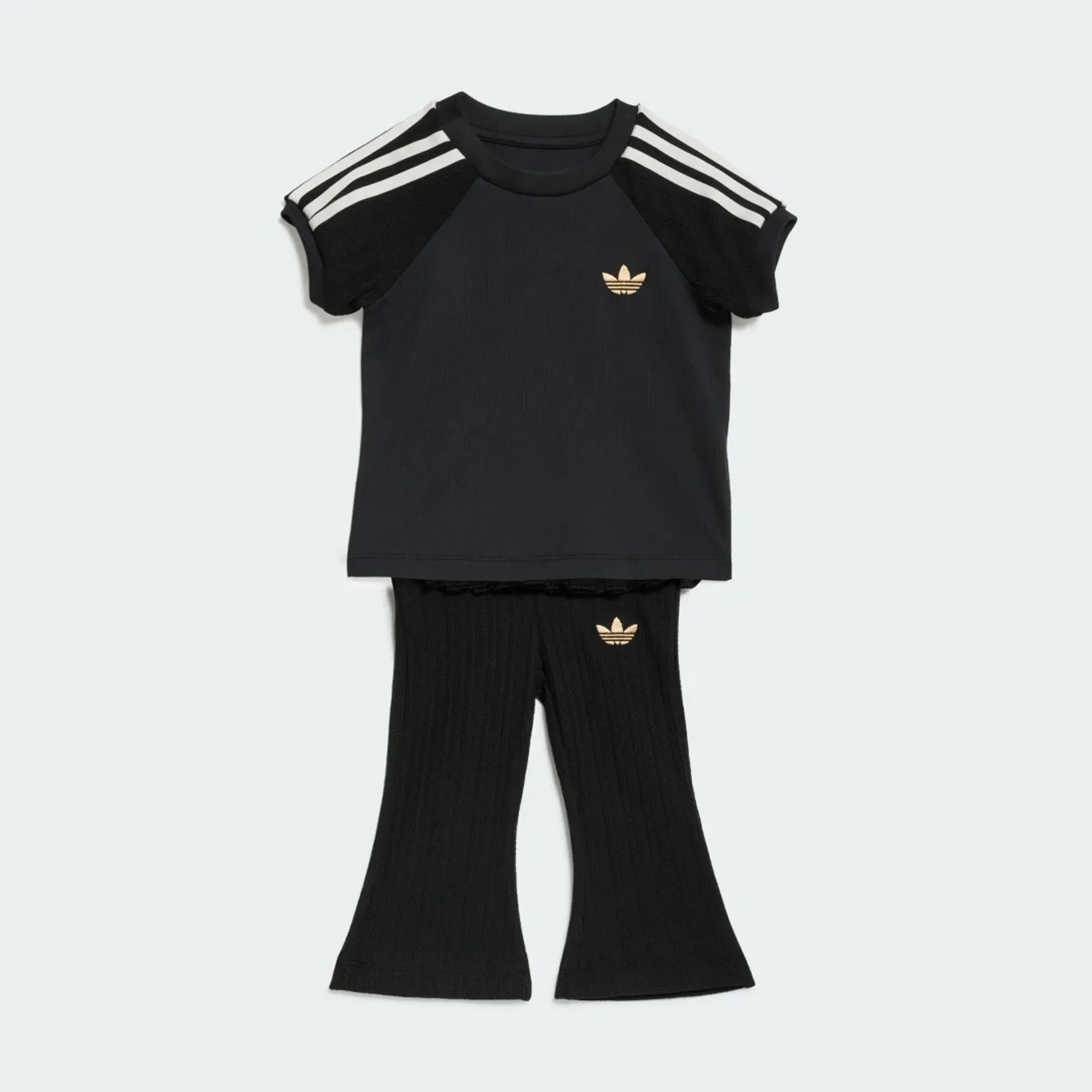 adidas SLIM KNITTED TEE LEGGINGS SET
